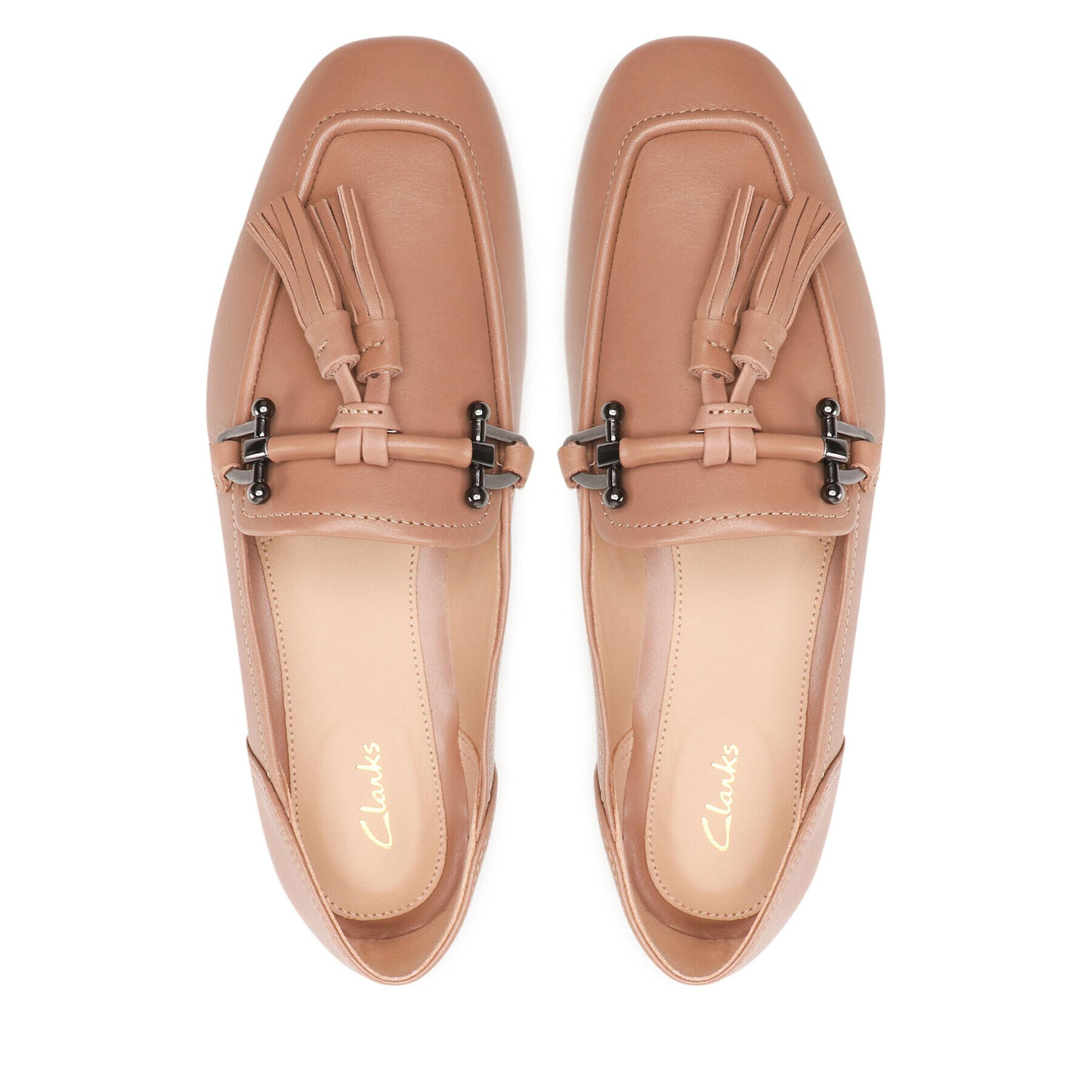 Clarks Лоуфъри Pure2 Tassel 261643504 Кафяв - Pepit.bg