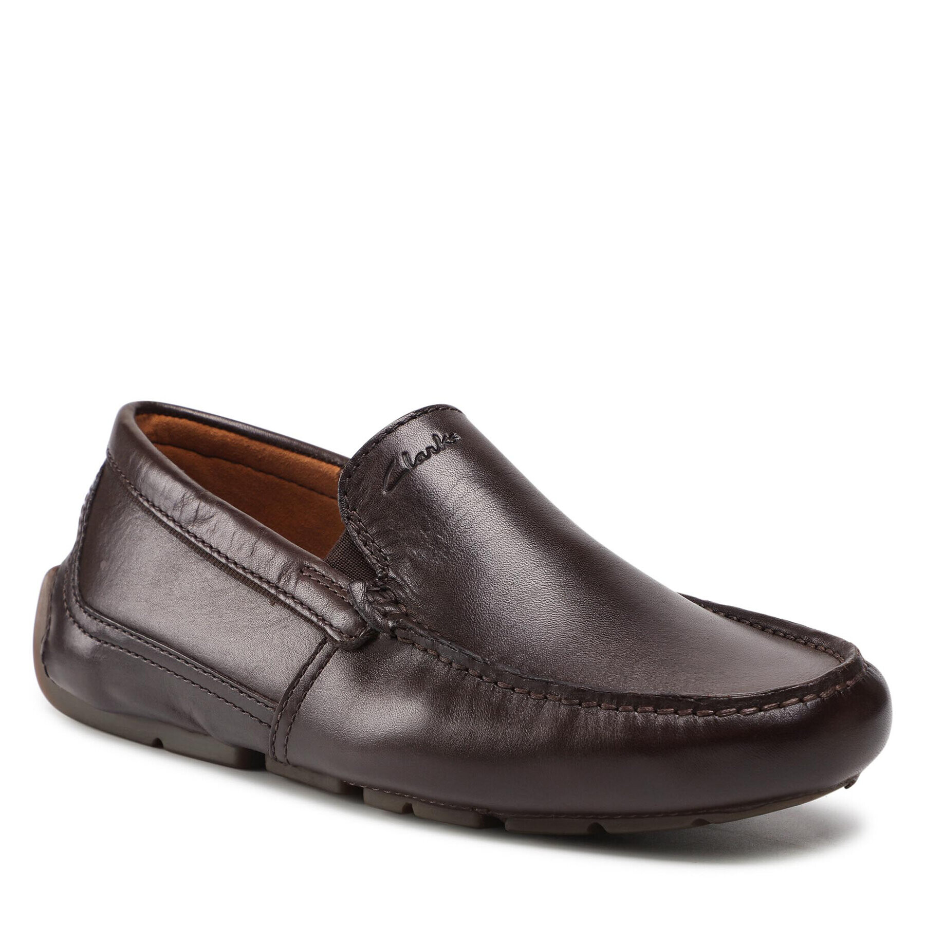 Clarks Мокасини Markman Plain 261587067 Кафяв - Pepit.bg