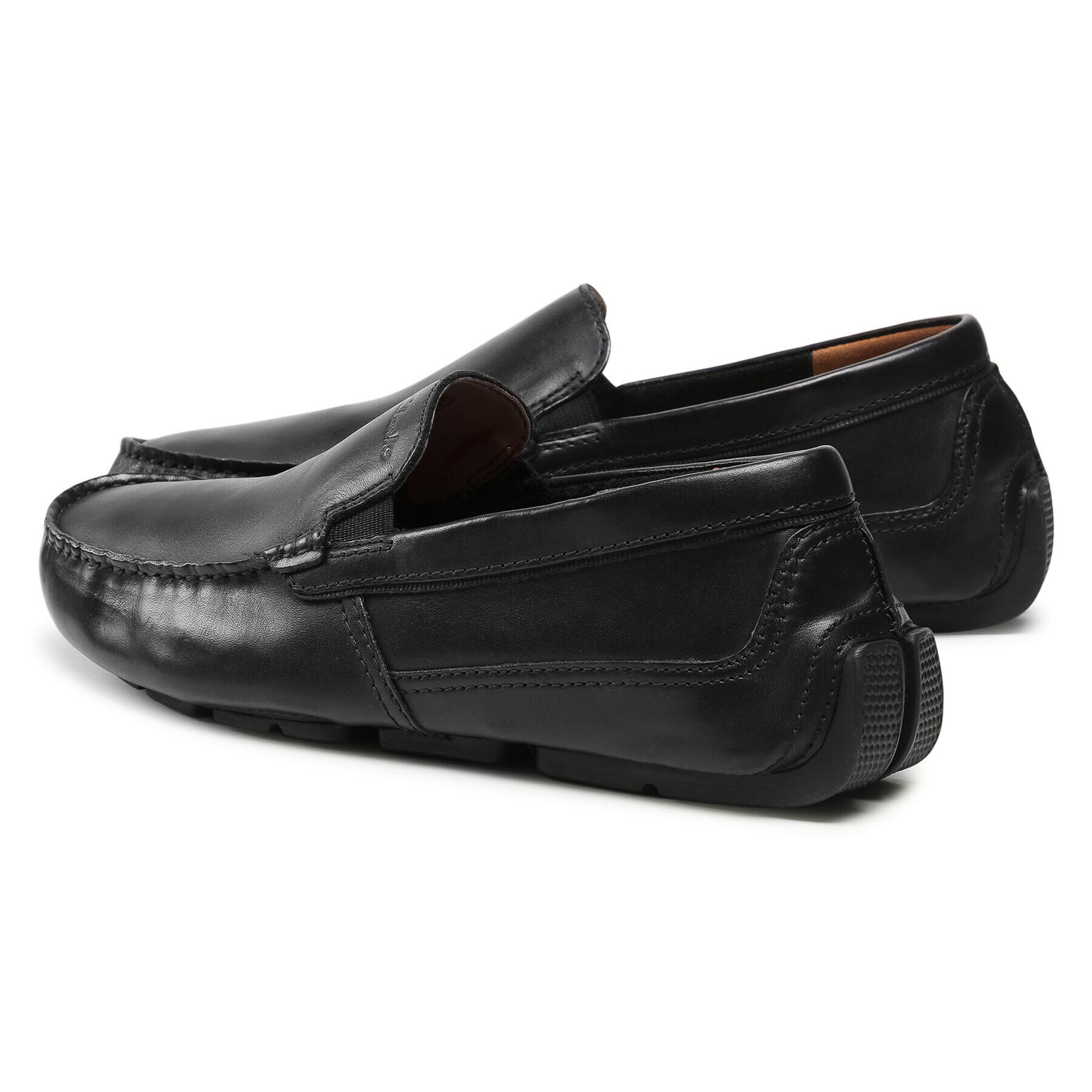 Clarks Мокасини Markman Plain 261587077 Черен - Pepit.bg