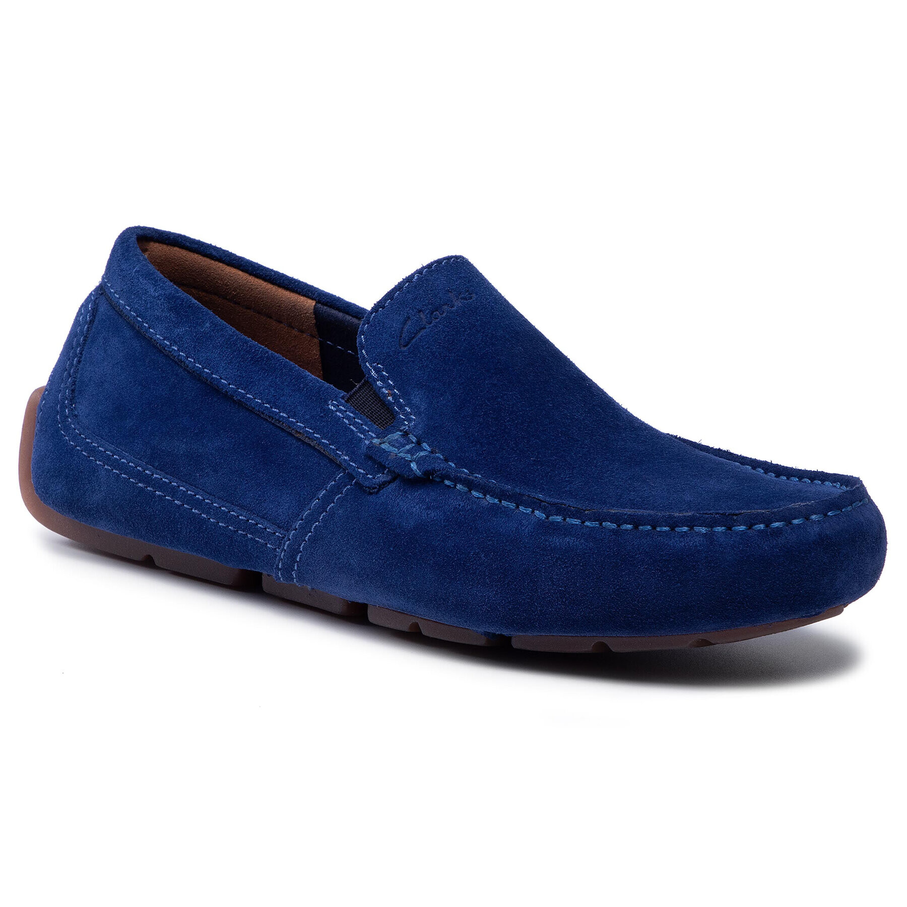 Clarks Мокасини Markman Plain 261587107 Син - Pepit.bg