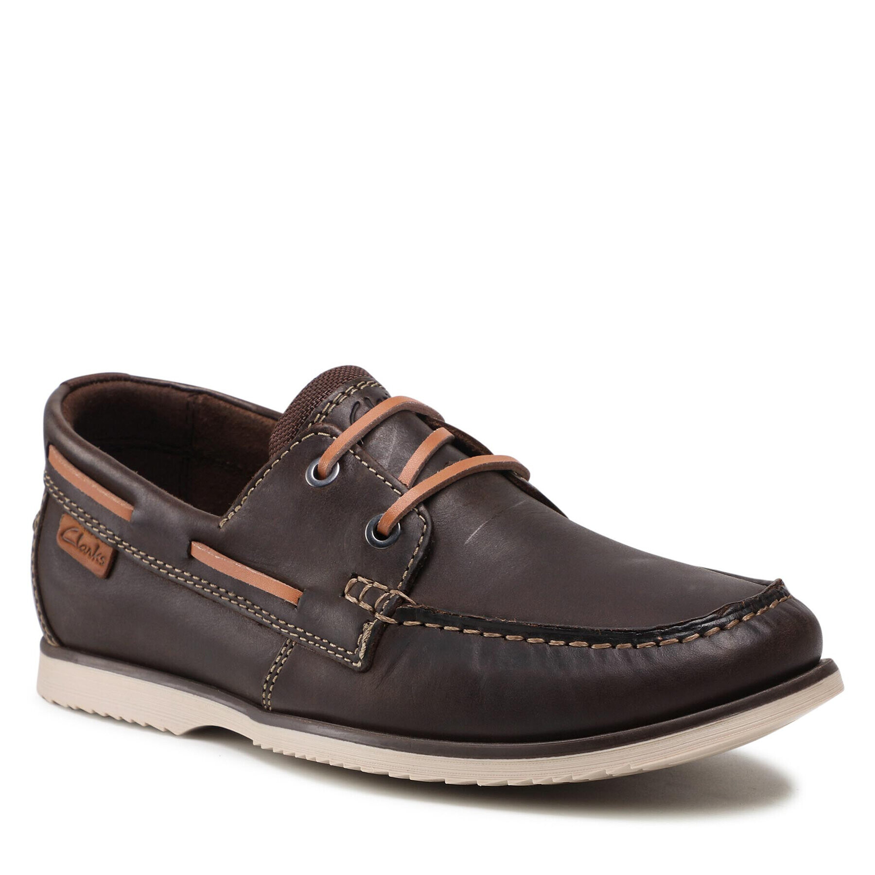 Clarks Мокасини Noonan Lace 261602197 Кафяв - Pepit.bg