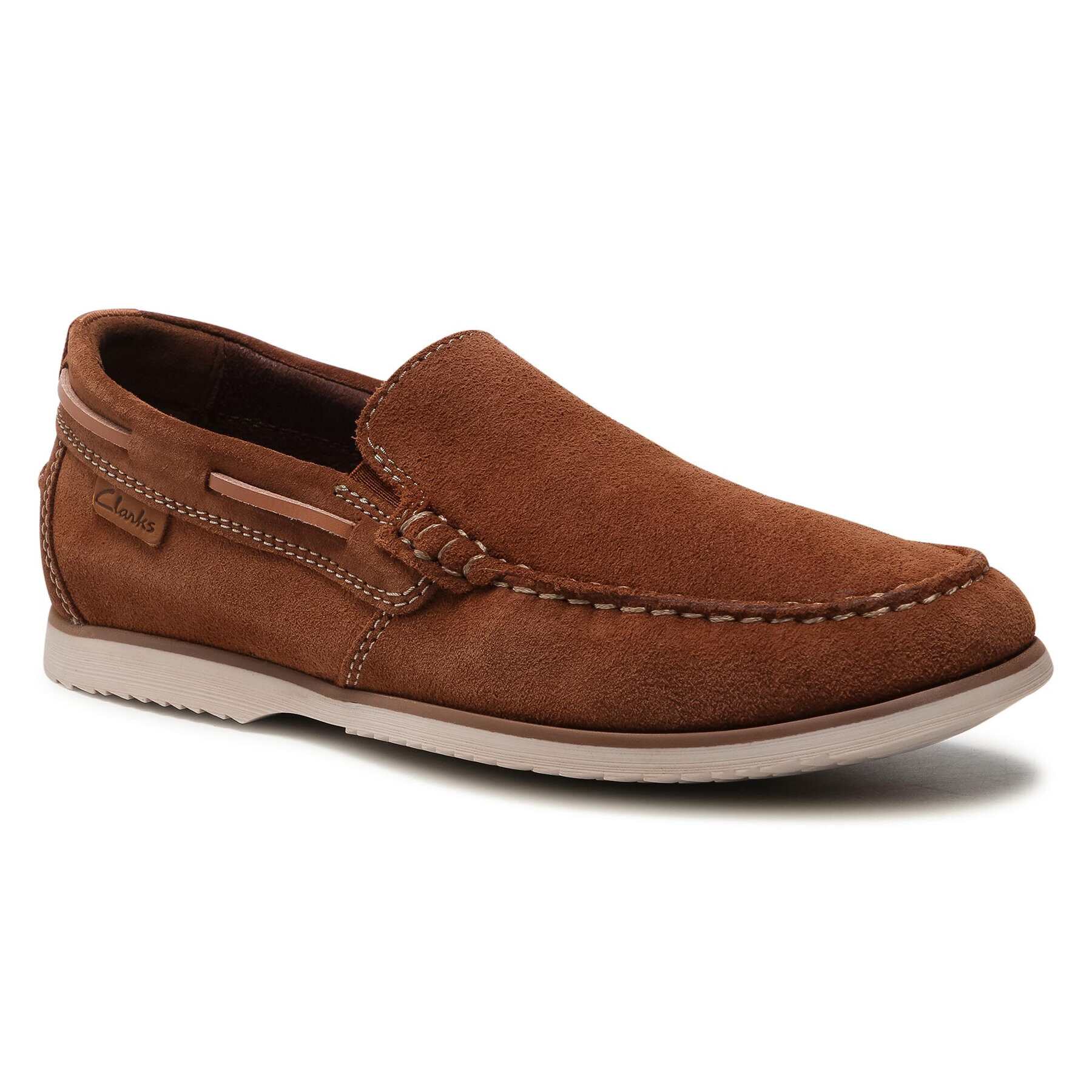 Clarks Мокасини Noonan Step 261594747 Кафяв - Pepit.bg