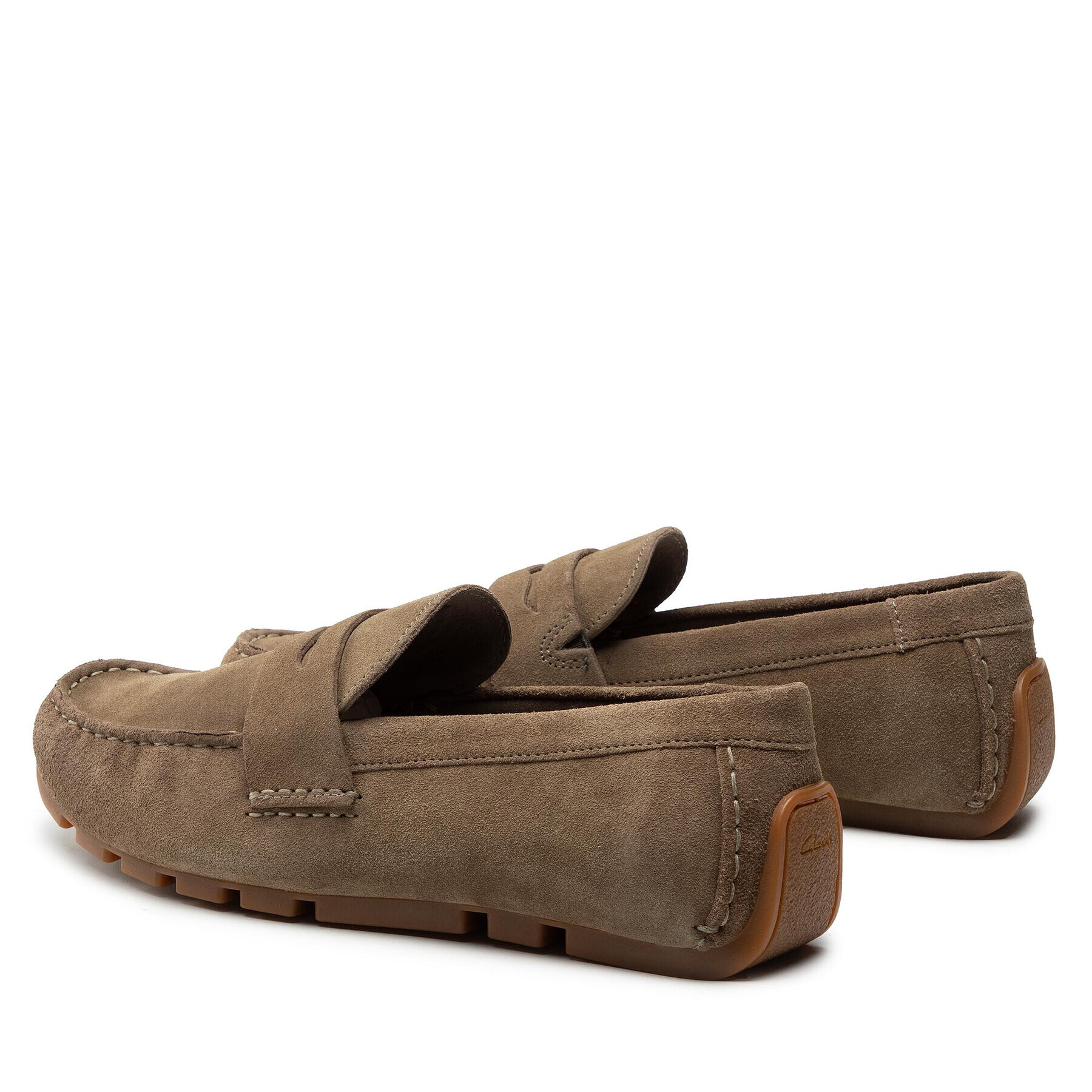 Clarks Мокасини Oswicki Bar 261666717 Зелен - Pepit.bg