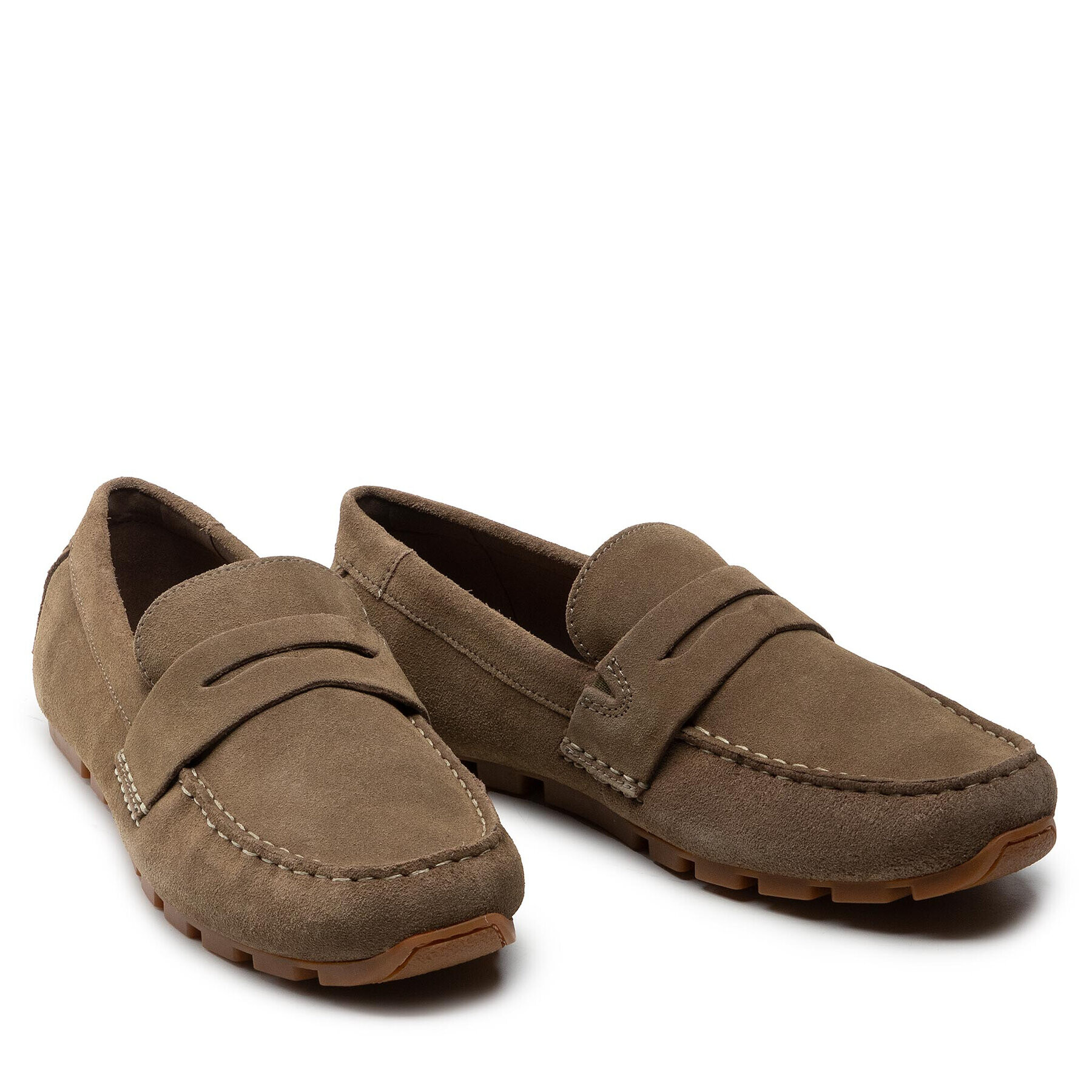 Clarks Мокасини Oswicki Bar 261666717 Зелен - Pepit.bg