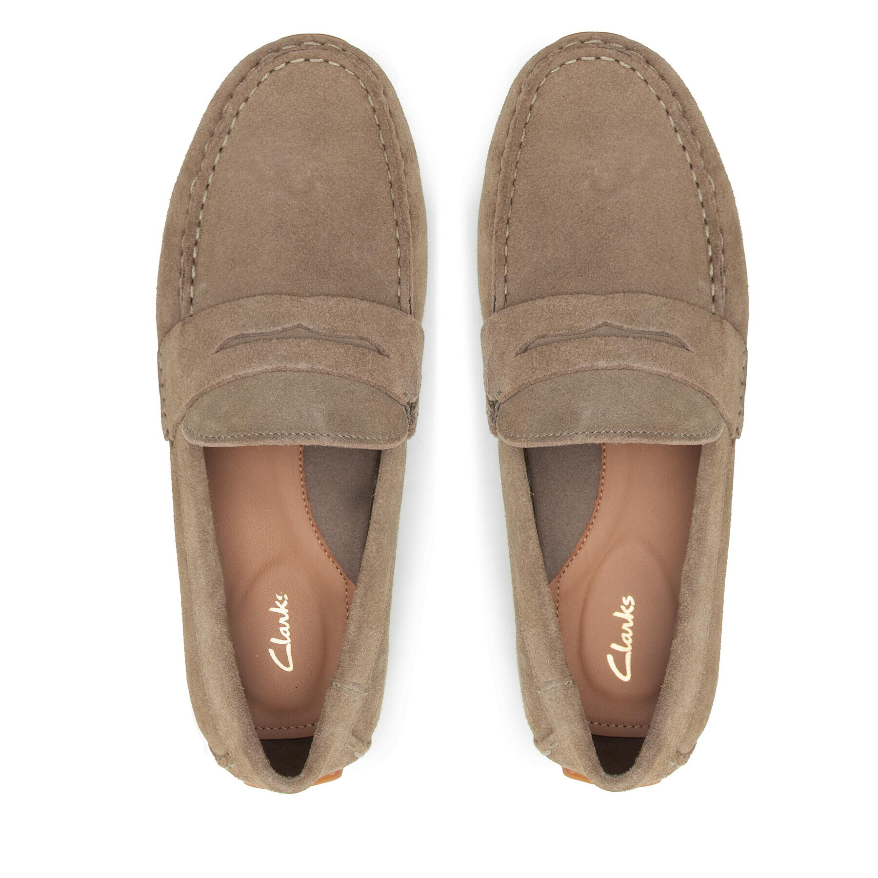 Clarks Мокасини Oswicki Bar 261668047 Кафяв - Pepit.bg