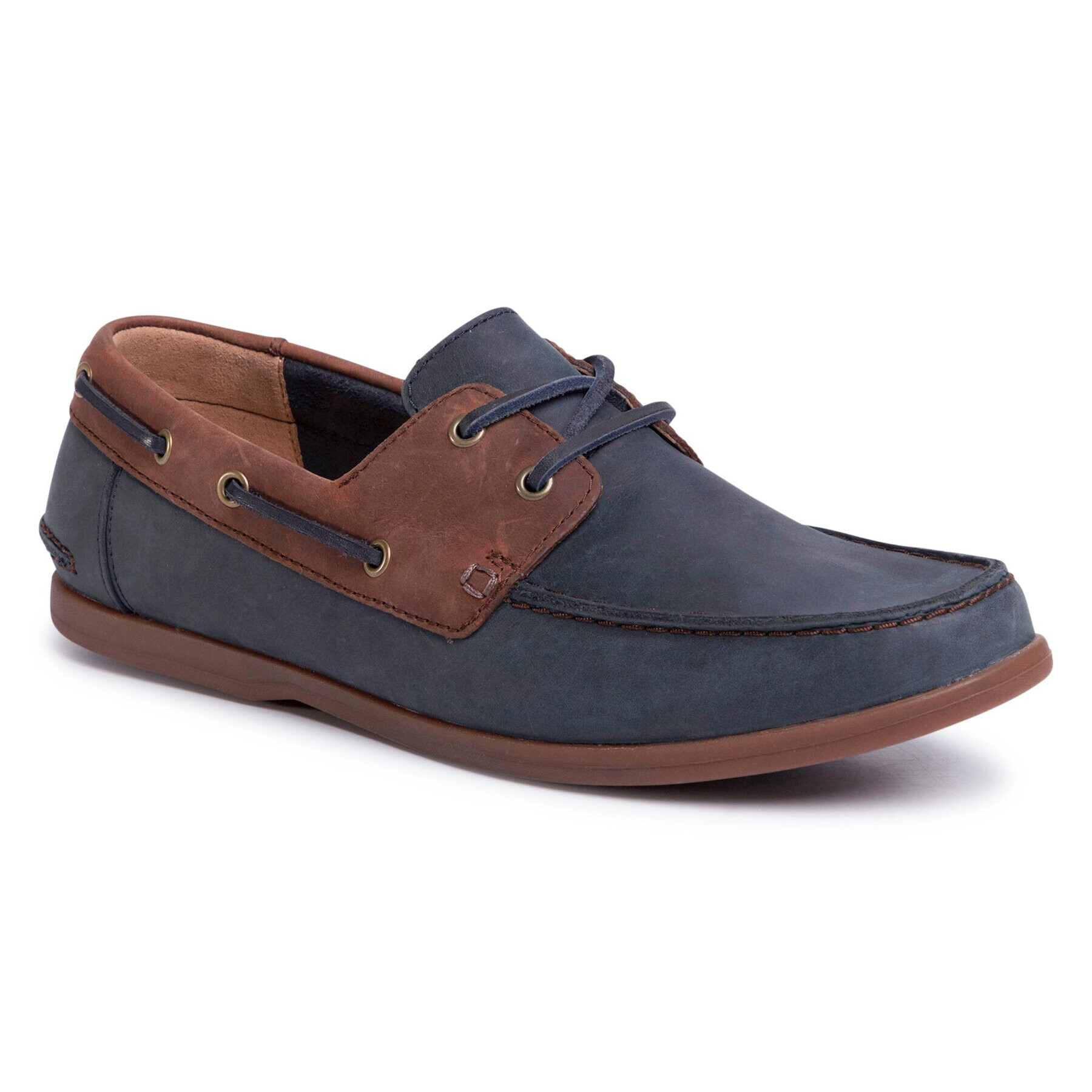 Clarks Мокасини Pickwell Sail 261502317 Тъмносин - Pepit.bg