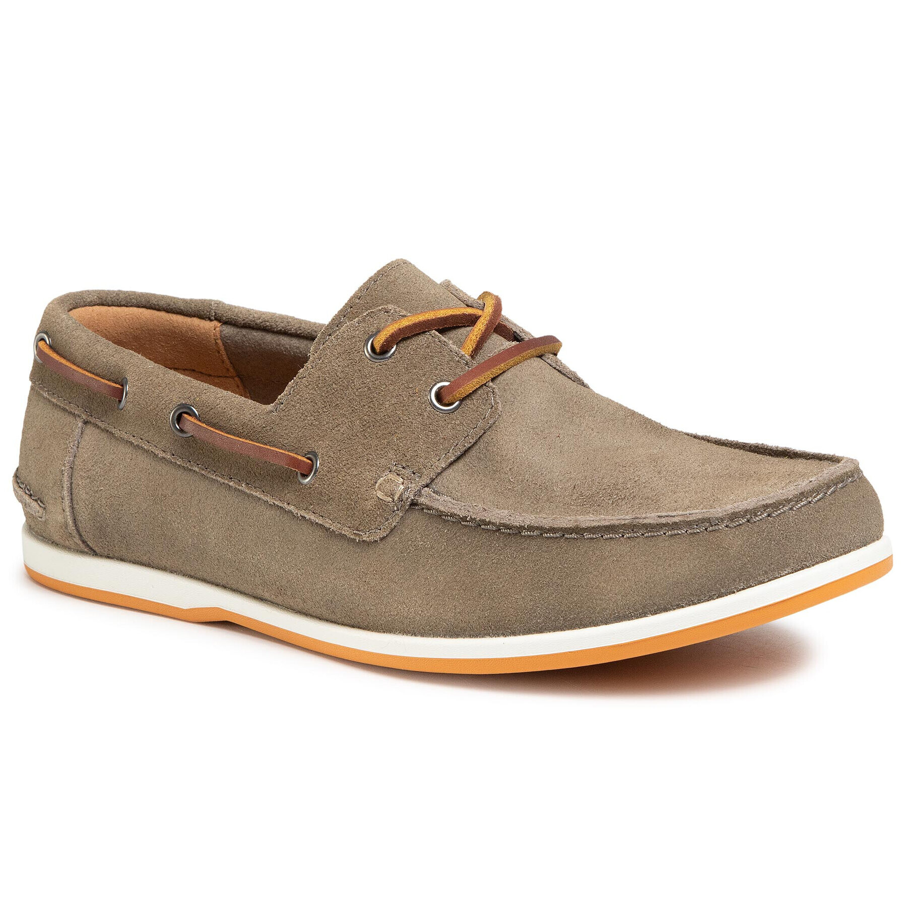 Clarks Мокасини Pickwell Sail 261502327 Зелен - Pepit.bg