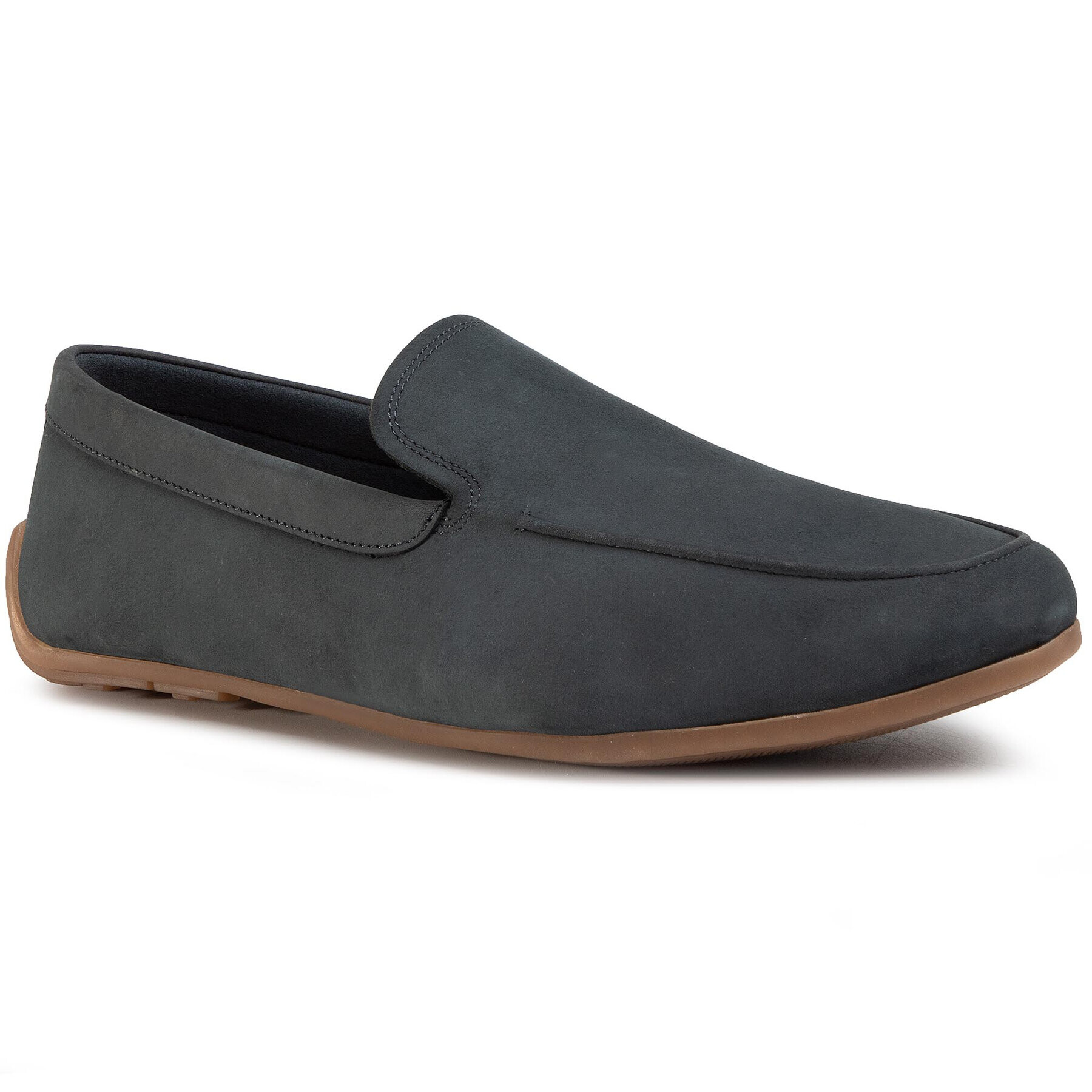 Clarks Мокасини Reazor Plain 261480307 Тъмносин - Pepit.bg