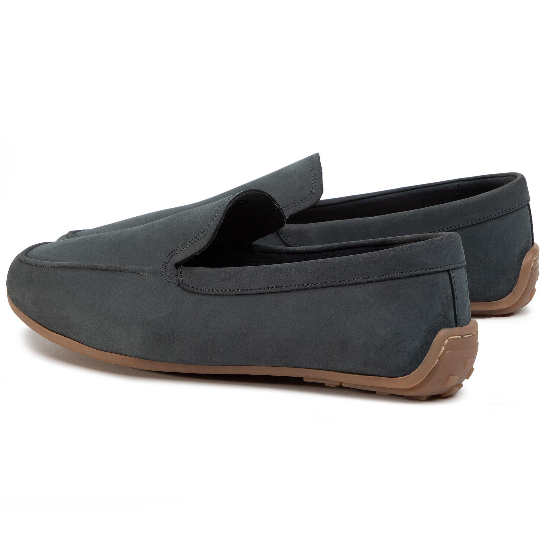 Clarks Мокасини Reazor Plain 261480307 Тъмносин - Pepit.bg