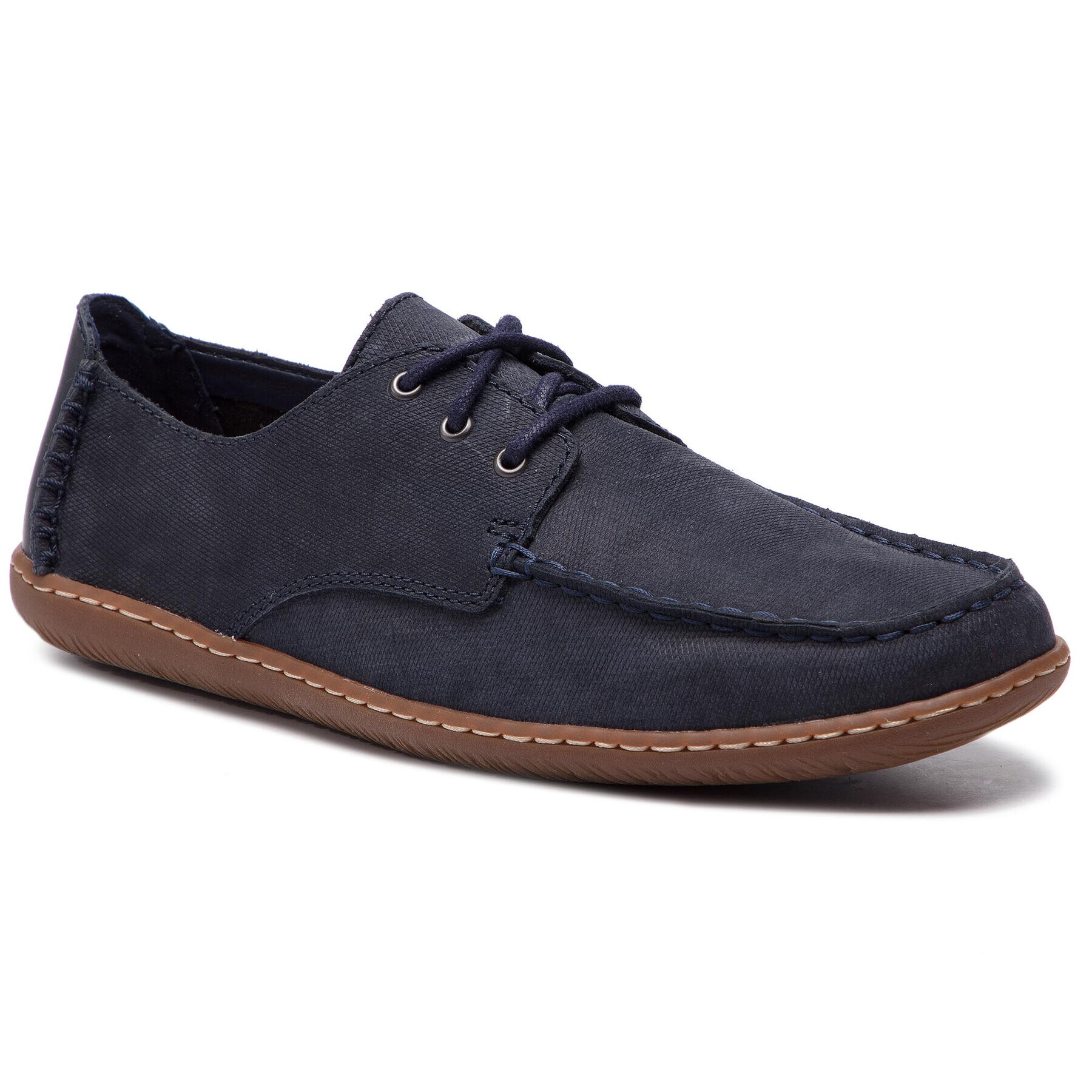 Clarks Мокасини Saltash Lace 261393517 Тъмносин - Pepit.bg