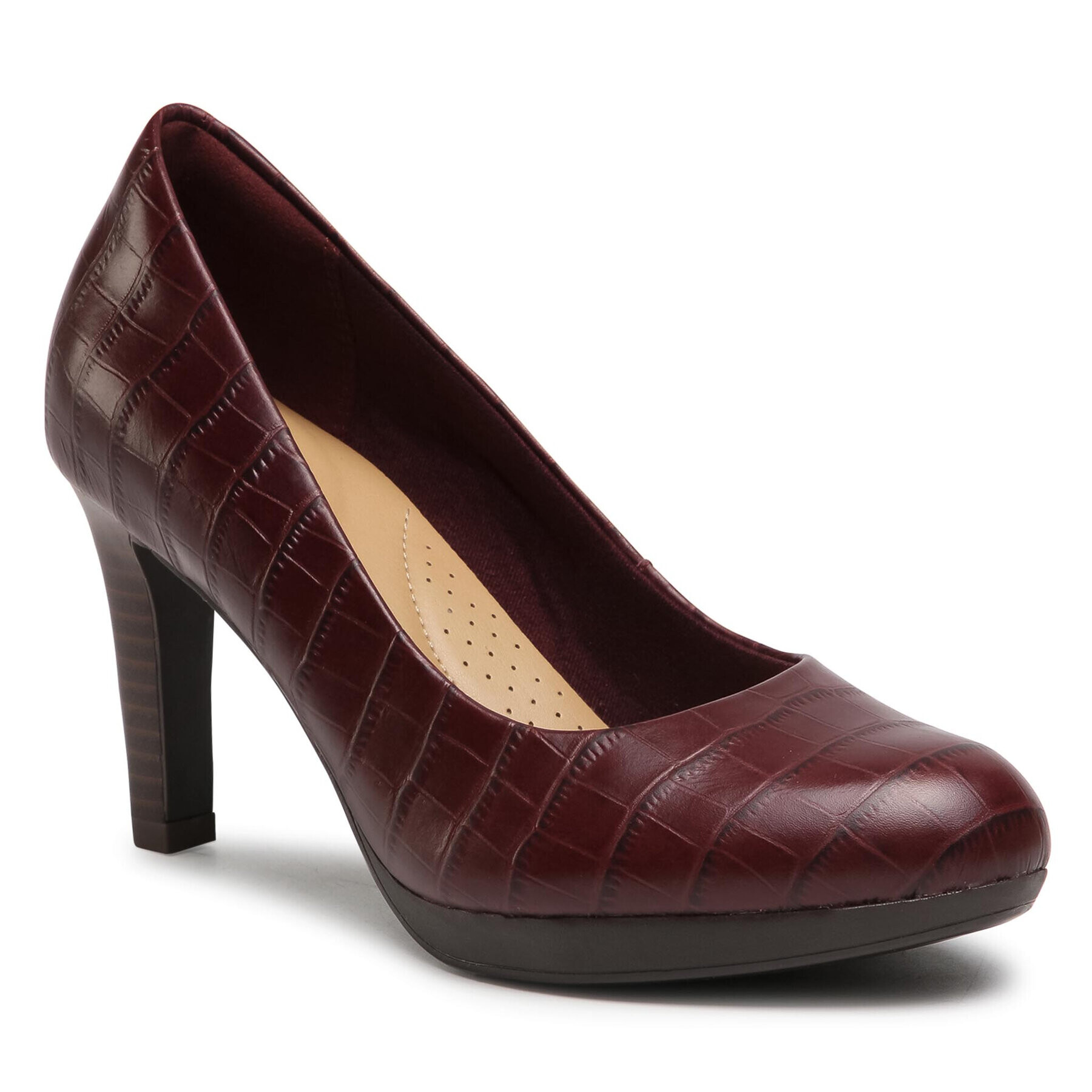 Clarks Обувки Adriel Viola 261513304 Бордо - Pepit.bg