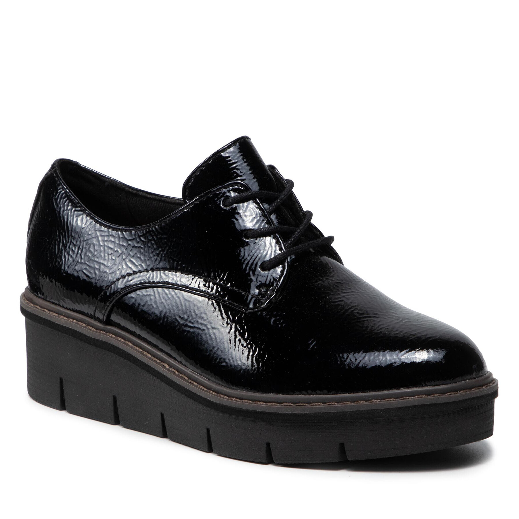 Clarks Обувки Airabell Tye 261638334 Черен - Pepit.bg