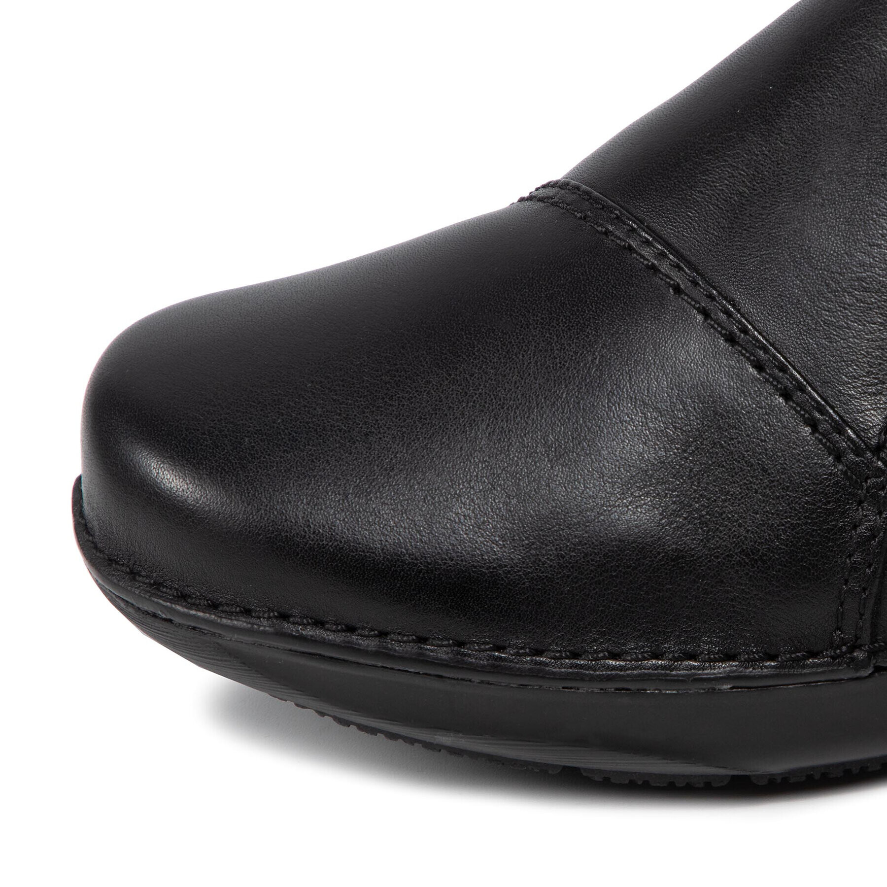 Clarks Обувки Appley Zip 261624064 Черен - Pepit.bg