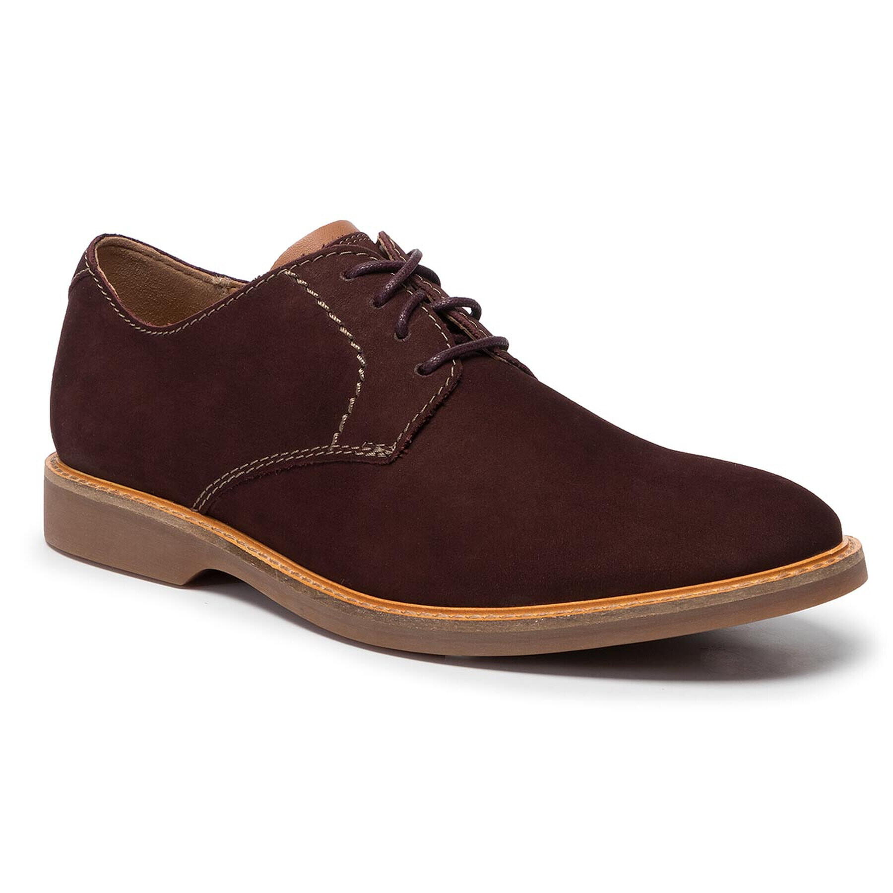 Clarks Обувки Atticus Lace 261439517 Бордо - Pepit.bg