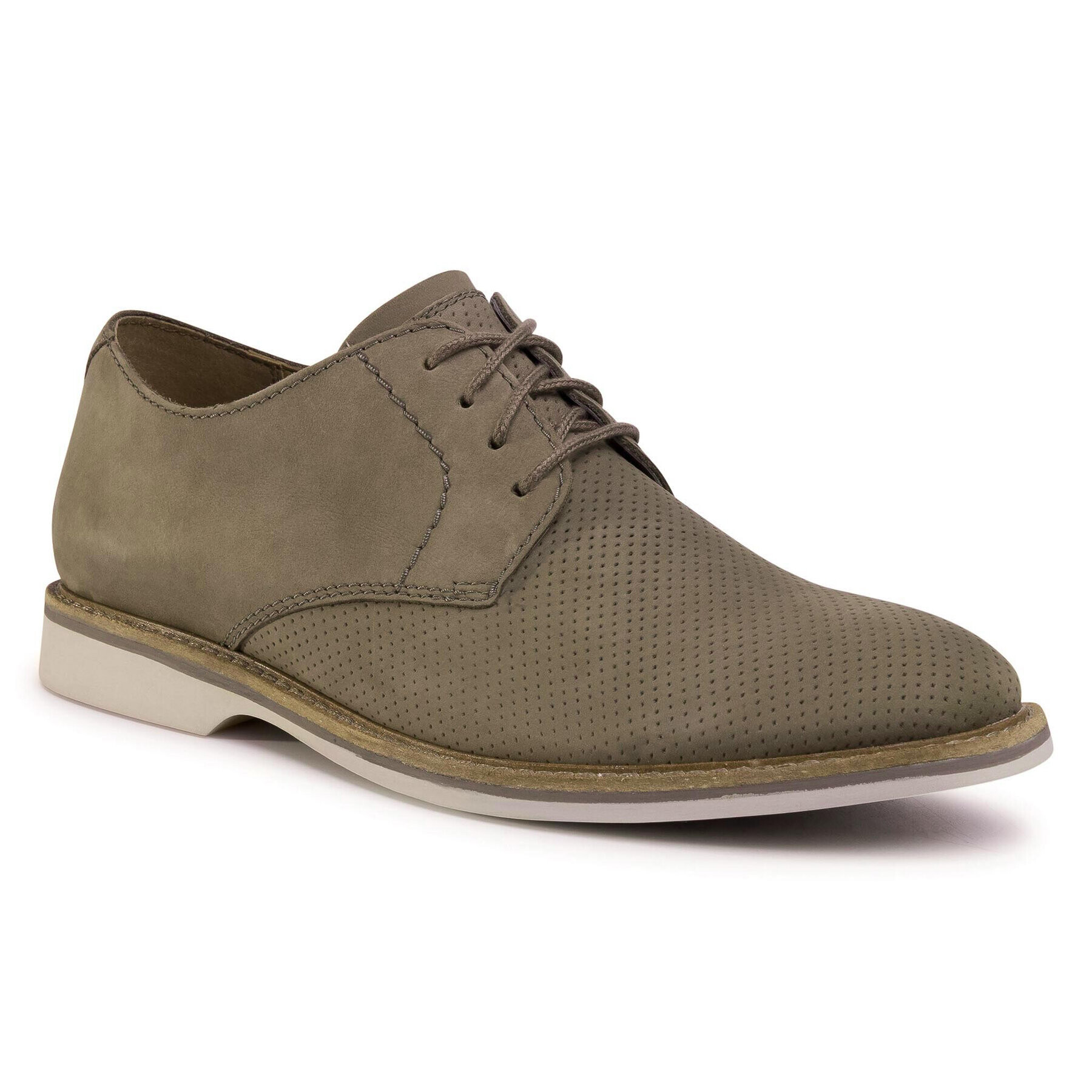 Clarks Обувки Atticus Lace 261487667 Зелен - Pepit.bg