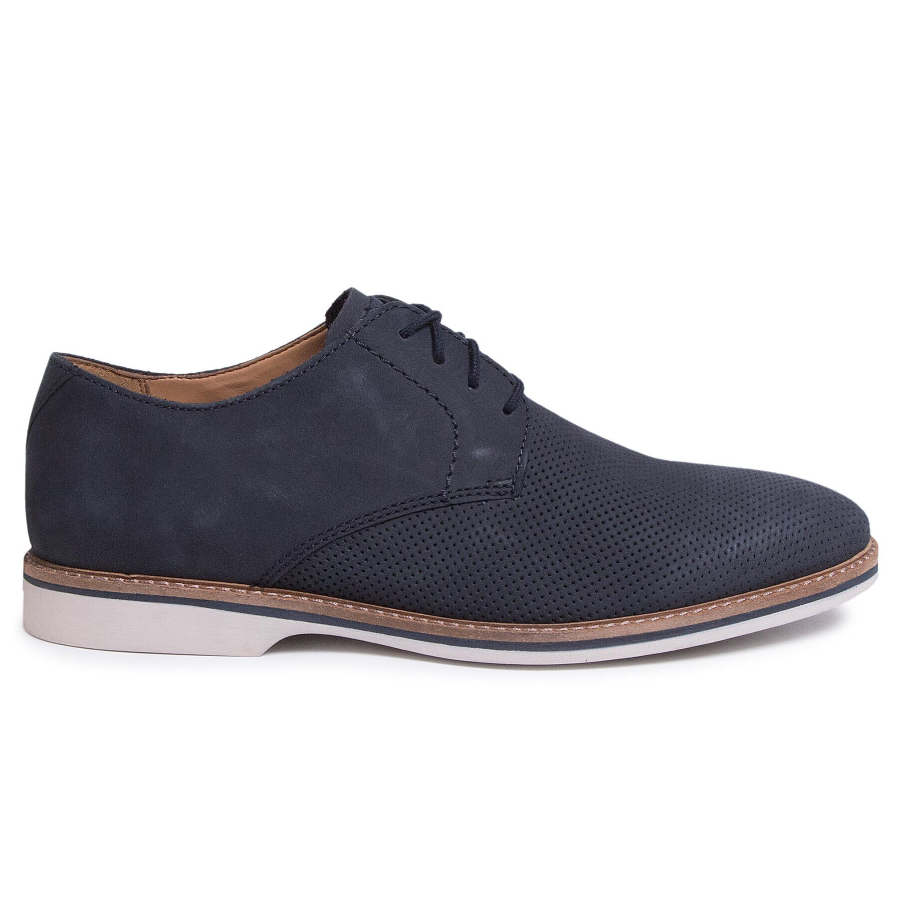 Clarks Обувки Atticus Lace 261497057 Тъмносин - Pepit.bg