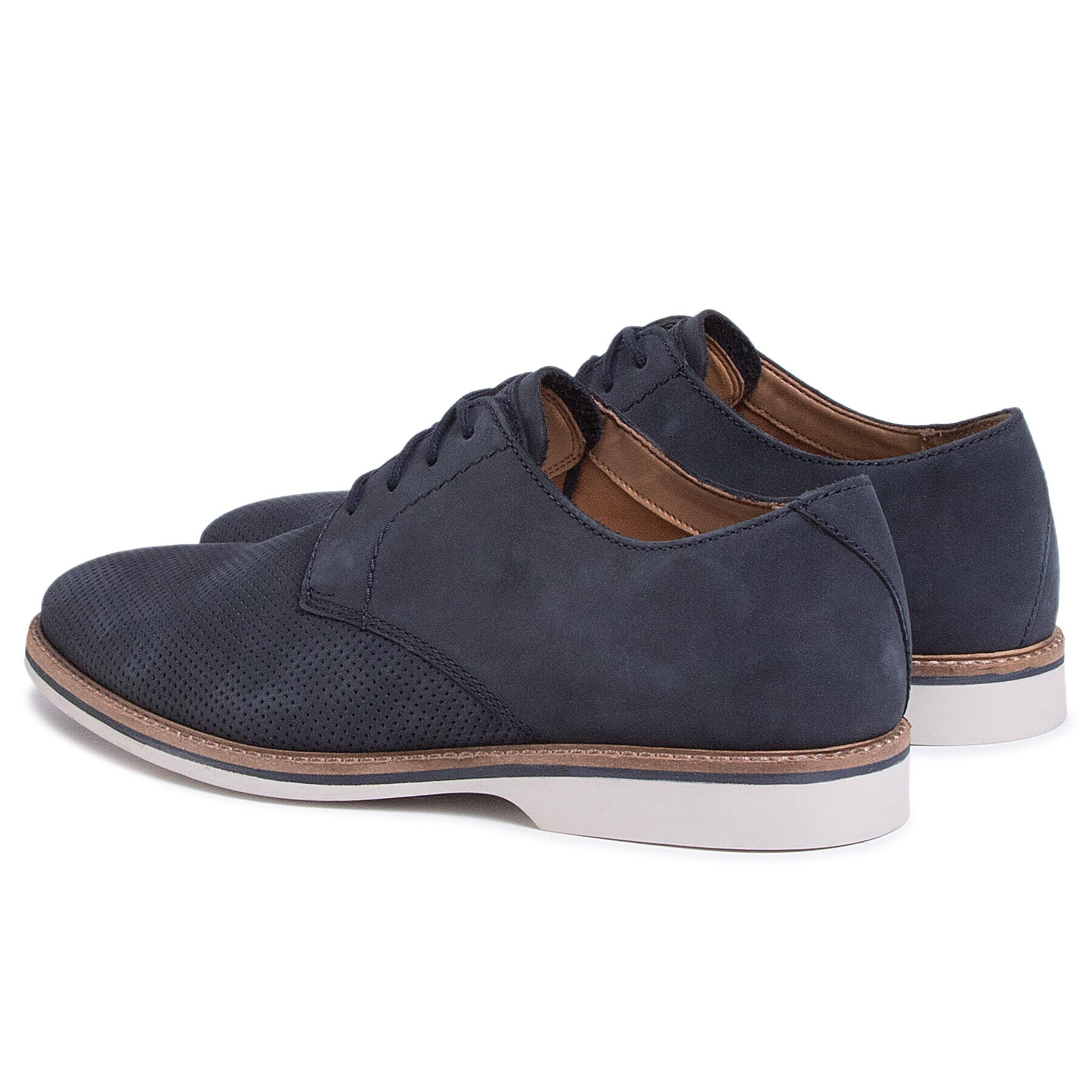 Clarks Обувки Atticus Lace 261497057 Тъмносин - Pepit.bg