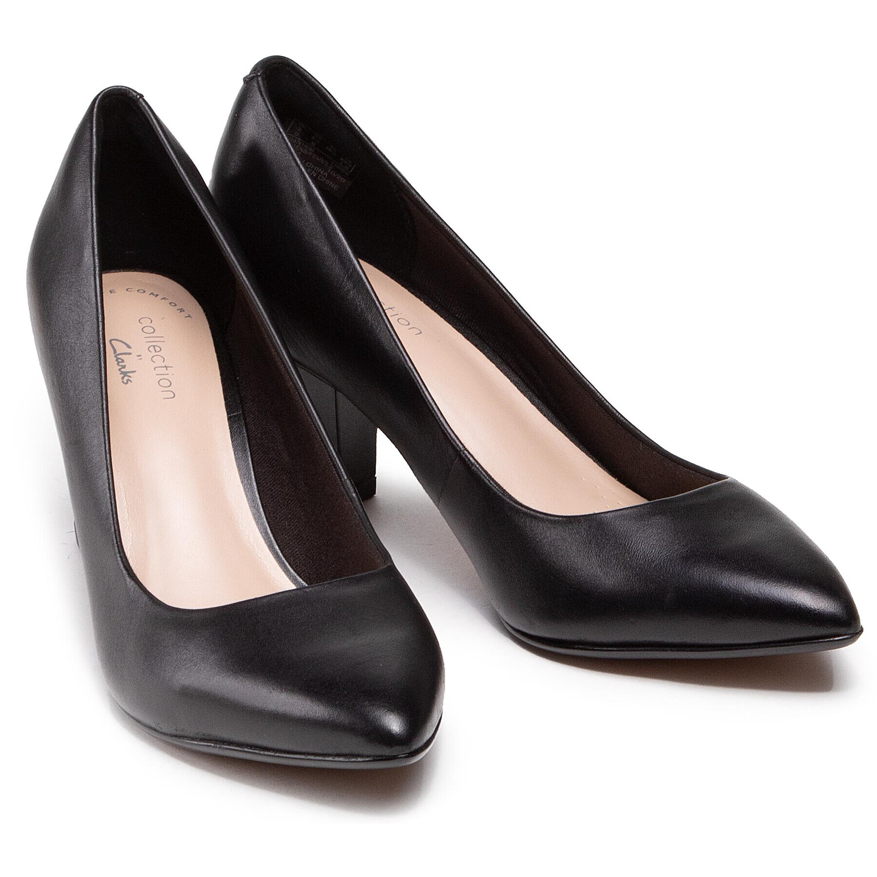 Clarks Обувки Aubrie Sun 261587414 Черен - Pepit.bg
