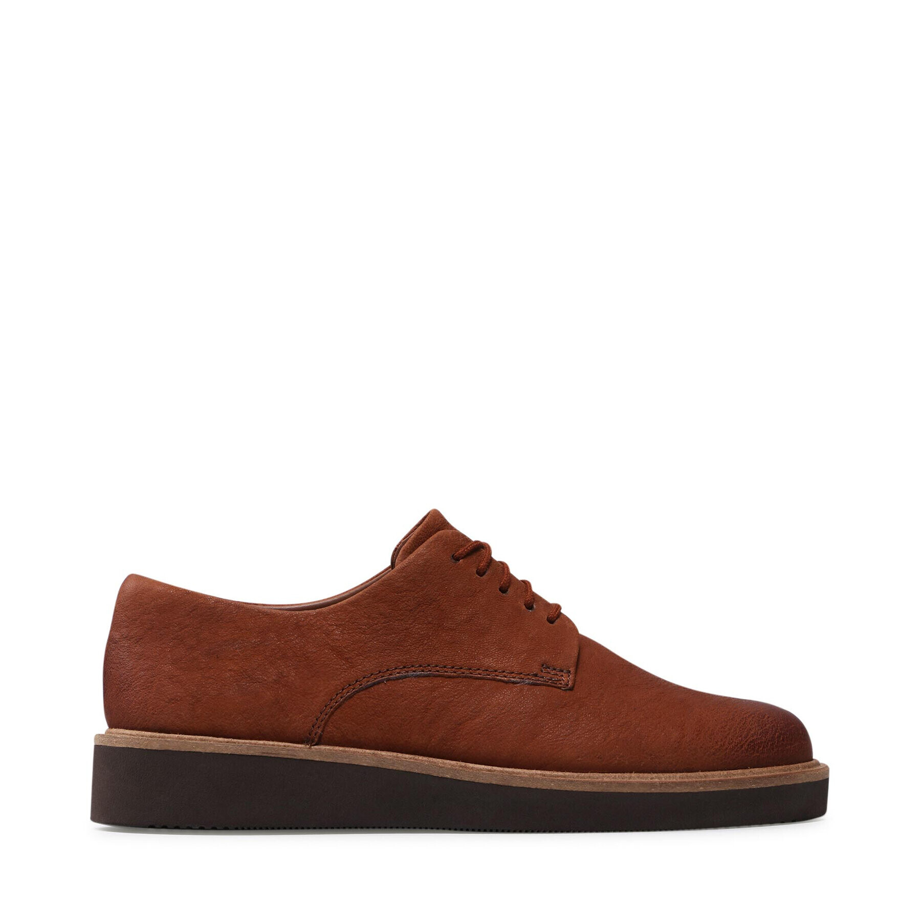 Clarks Обувки Baille Stitch 261612764 Кафяв - Pepit.bg
