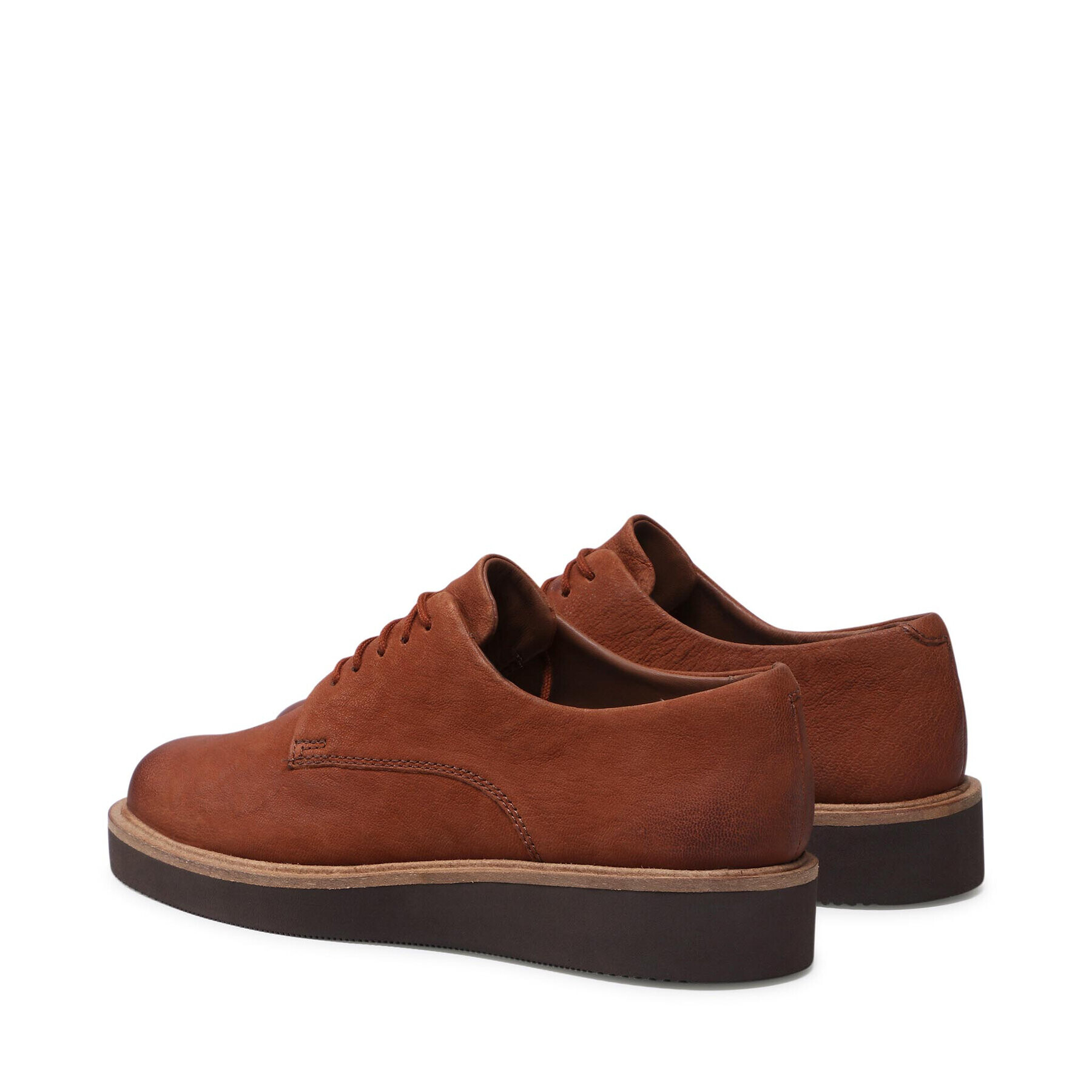 Clarks Обувки Baille Stitch 261612764 Кафяв - Pepit.bg