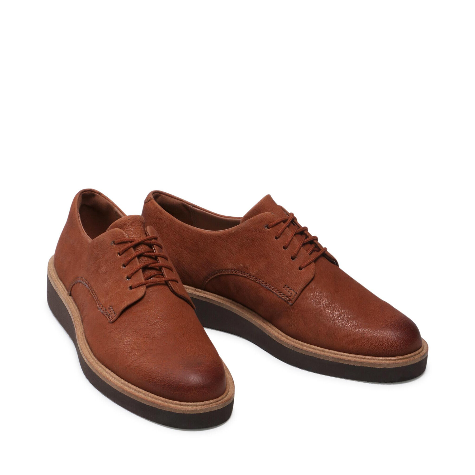 Clarks Обувки Baille Stitch 261612764 Кафяв - Pepit.bg