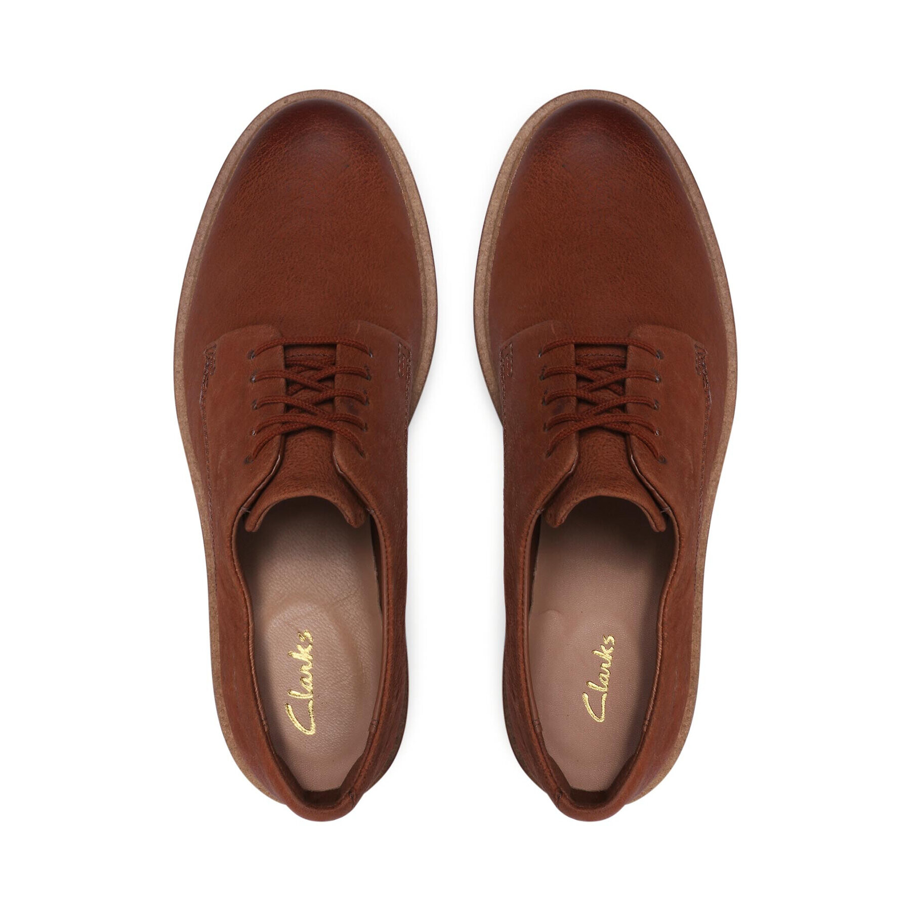 Clarks Обувки Baille Stitch 261612764 Кафяв - Pepit.bg