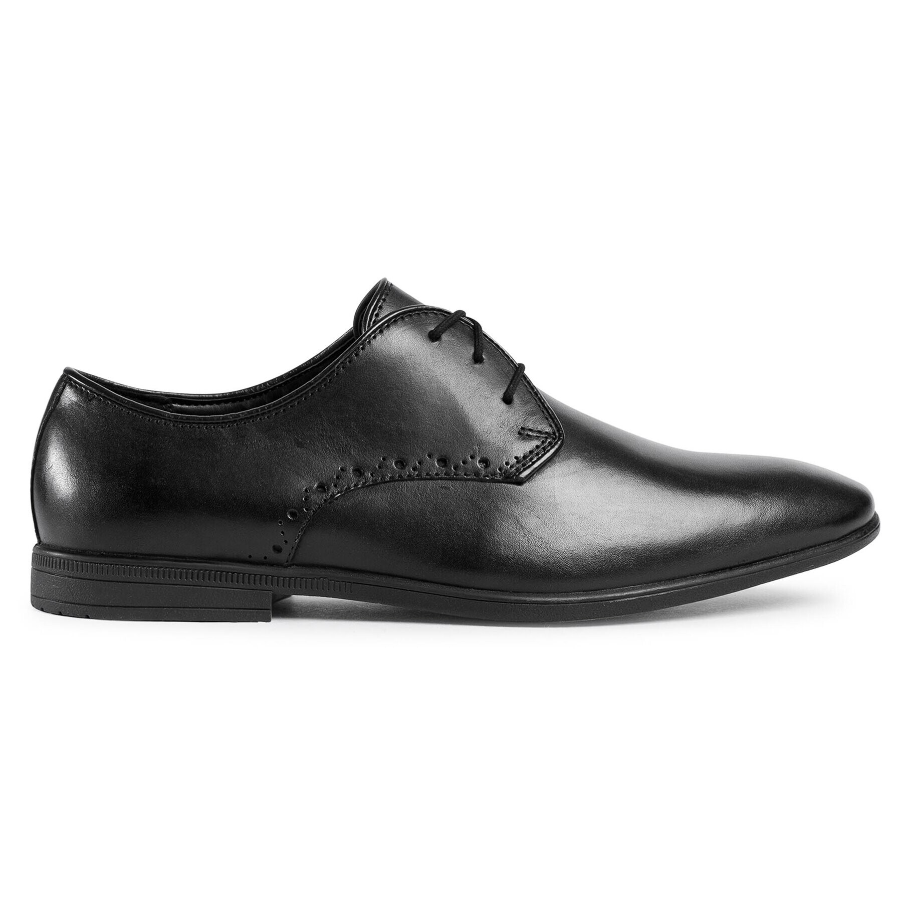 Clarks Обувки Bampton Park 261520877 Черен - Pepit.bg