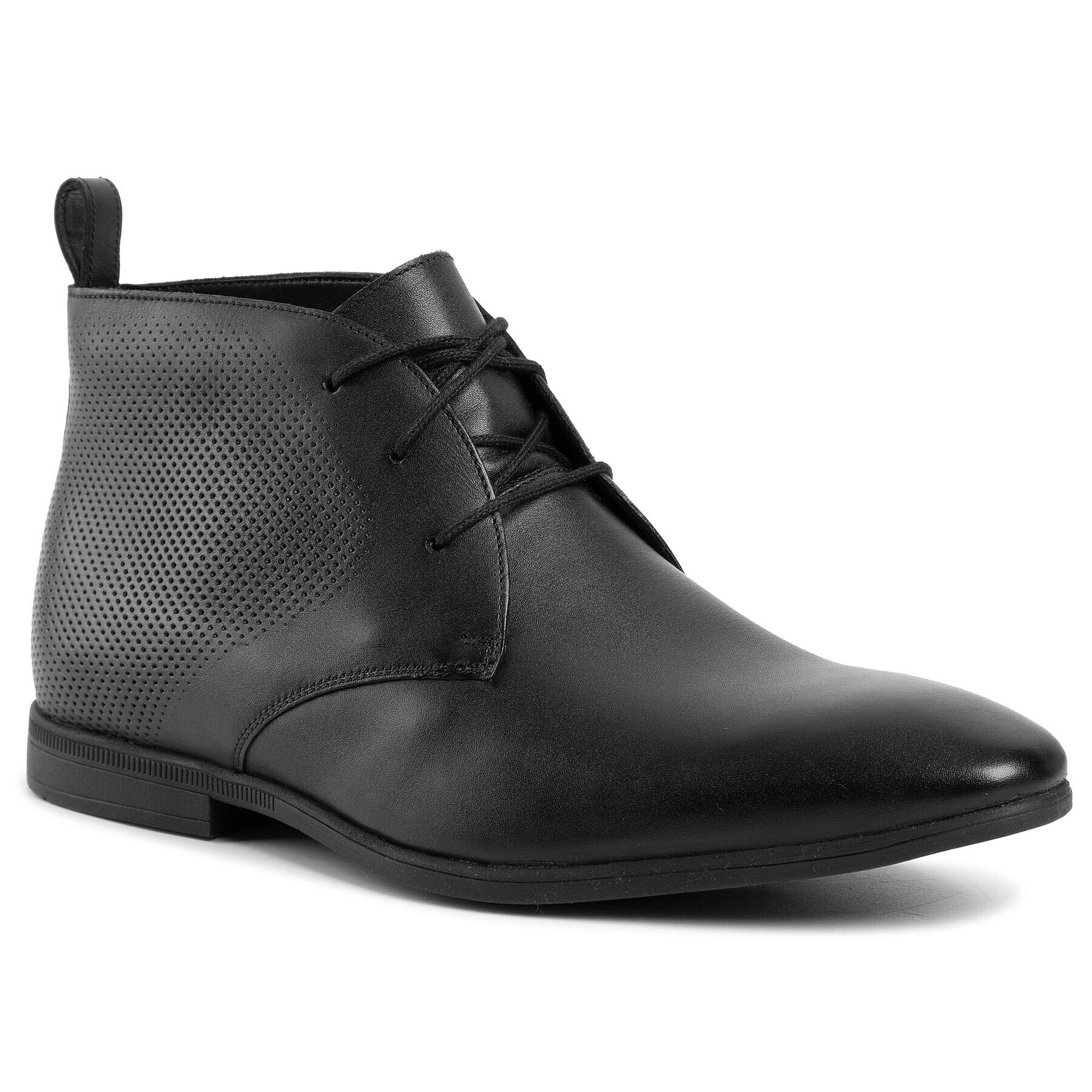 Clarks Обувки Bampton Up 261449857 Черен - Pepit.bg