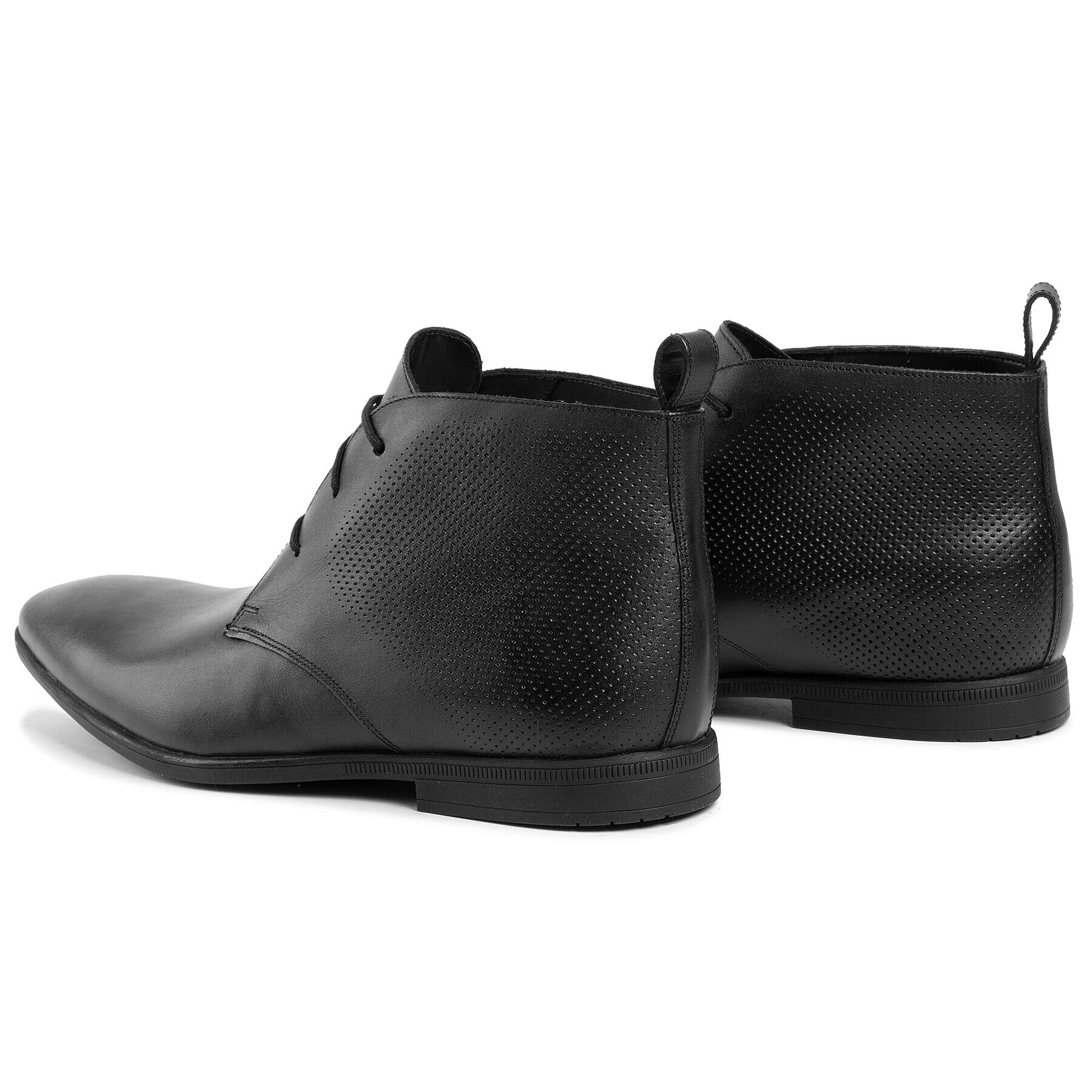 Clarks Обувки Bampton Up 261449857 Черен - Pepit.bg