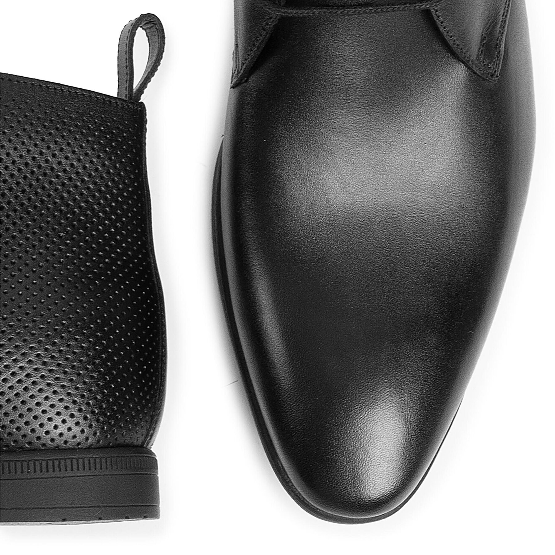 Clarks Обувки Bampton Up 261449857 Черен - Pepit.bg