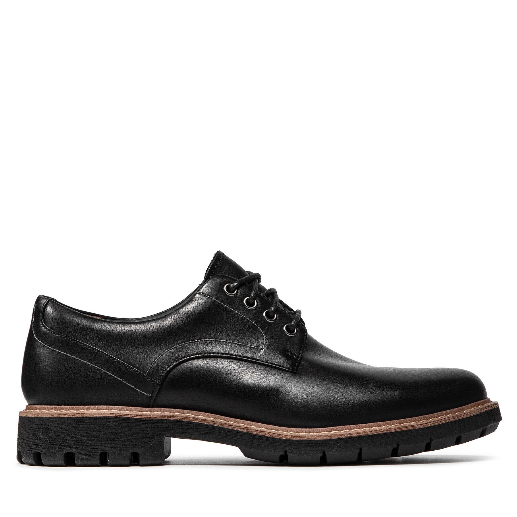 Clarks Обувки Batcombe Hall 261275497 Черен - Pepit.bg