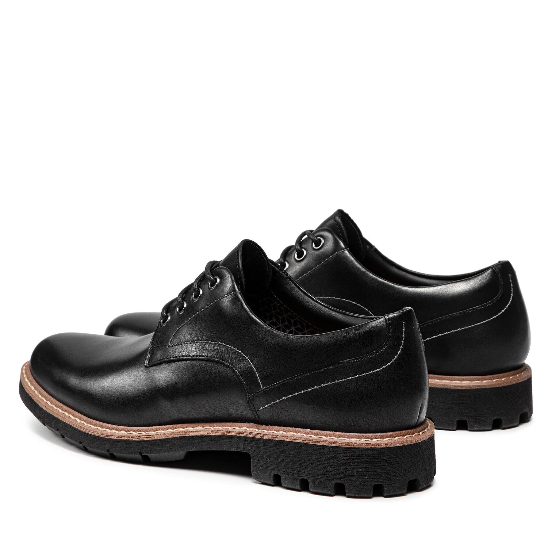 Clarks Обувки Batcombe Hall 261275497 Черен - Pepit.bg