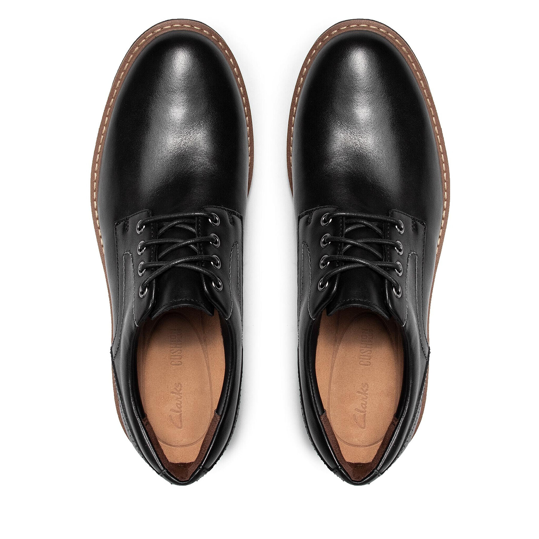 Clarks Обувки Batcombe Hall 261275497 Черен - Pepit.bg
