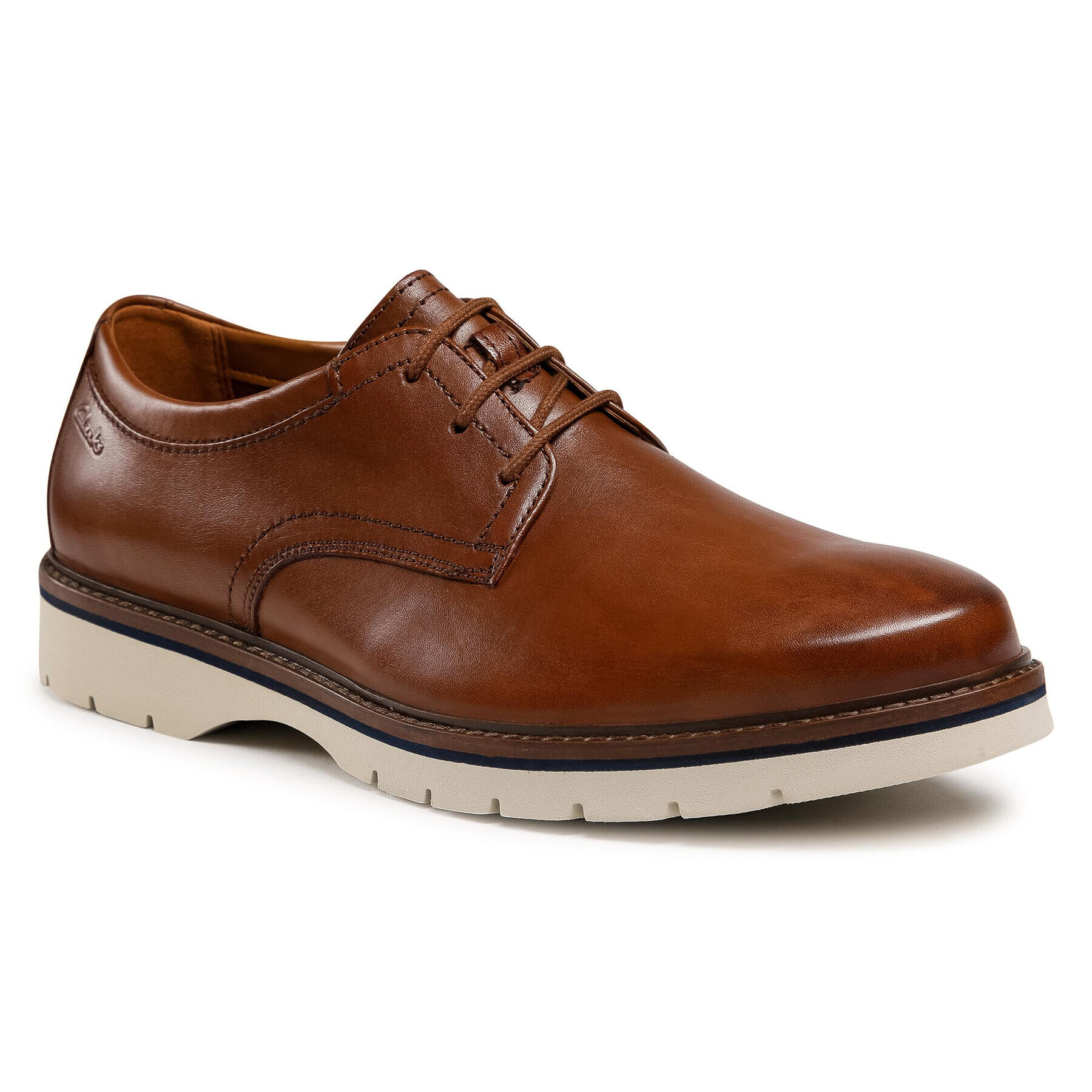 Clarks Обувки Bayhill Plain 261531757 Кафяв - Pepit.bg