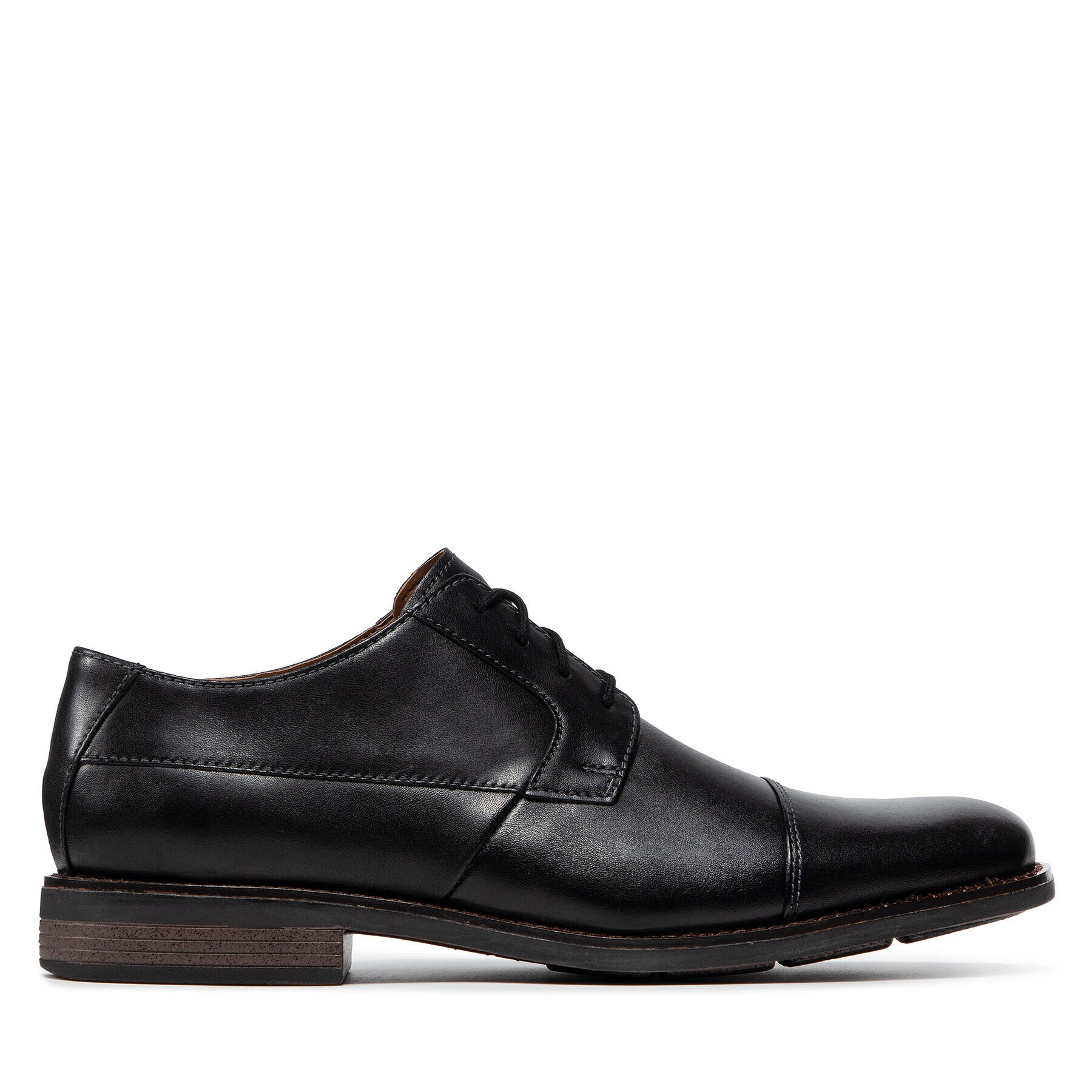 Clarks Обувки Becken Cap 261231397 Черен - Pepit.bg