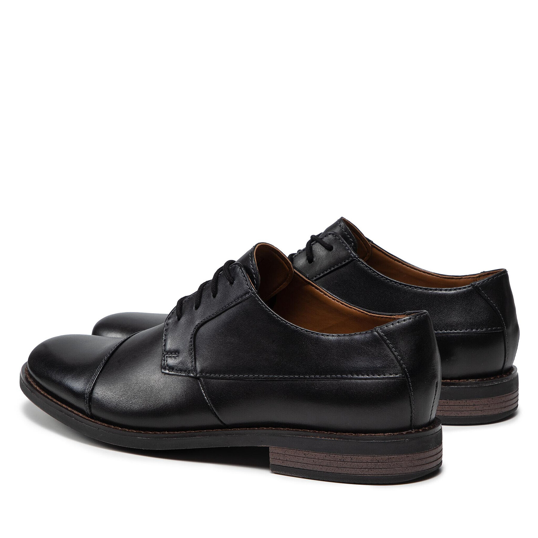 Clarks Обувки Becken Cap 261231397 Черен - Pepit.bg