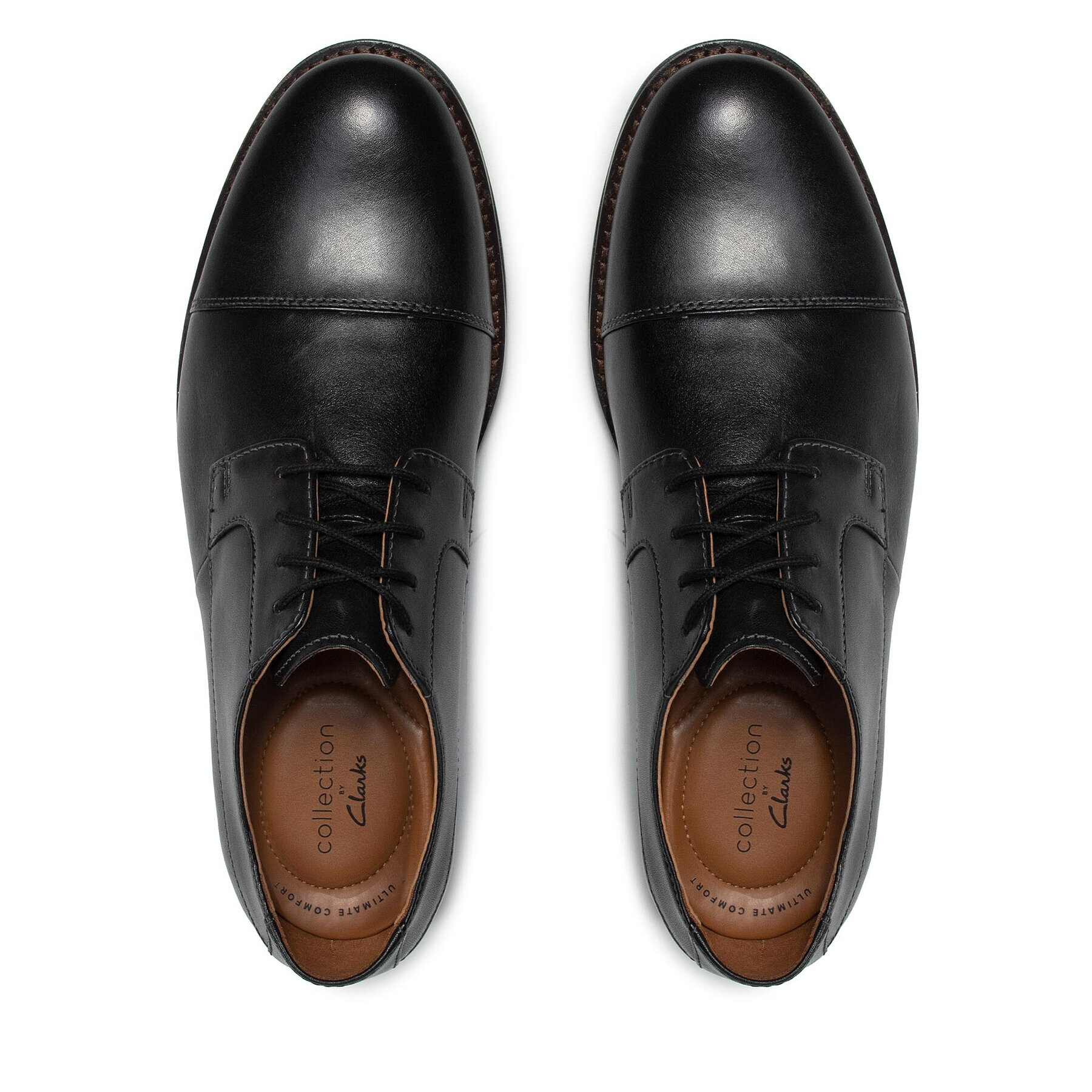 Clarks Обувки Becken Cap 261231397 Черен - Pepit.bg