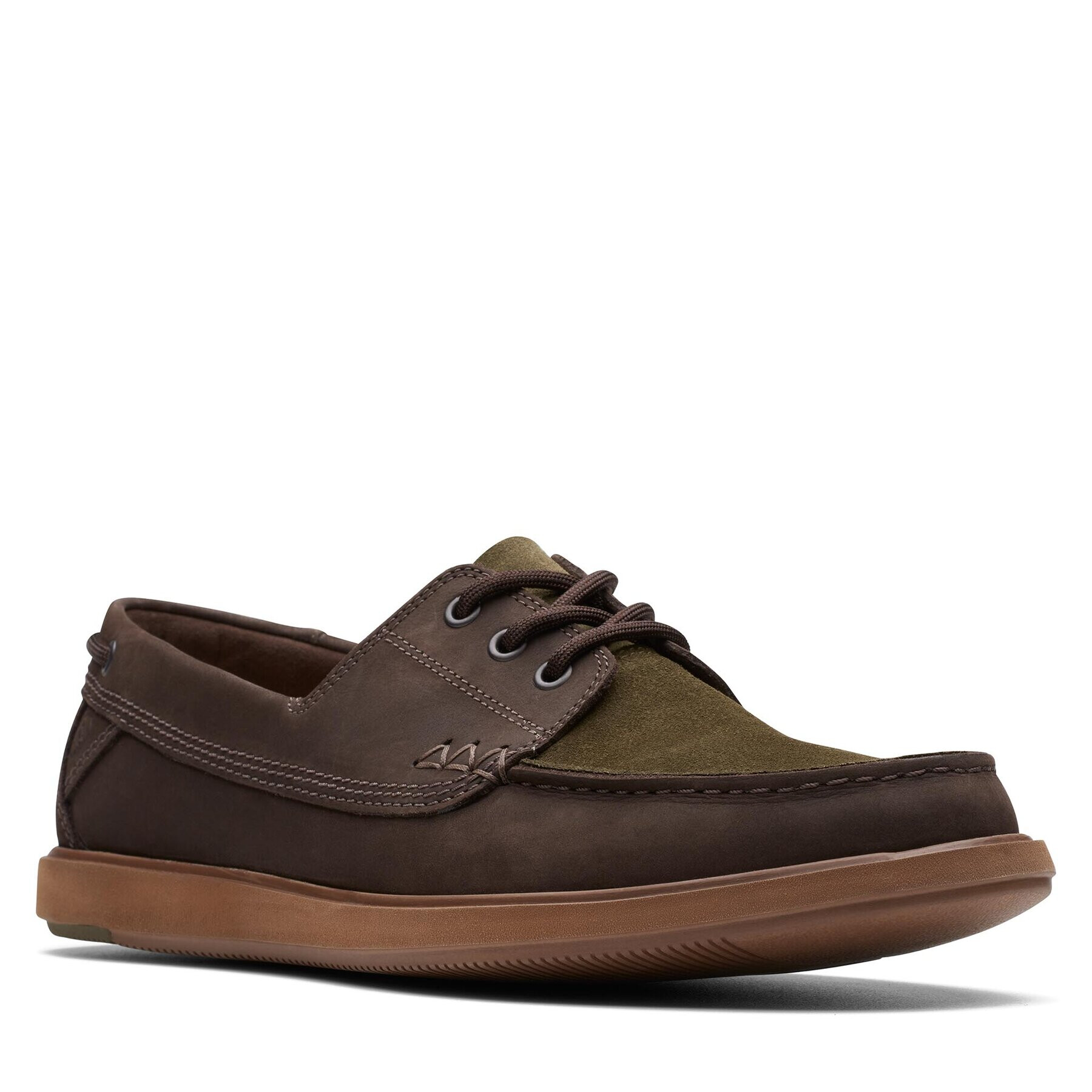 Clarks Обувки Bratton Boat 26172442 Кафяв - Pepit.bg