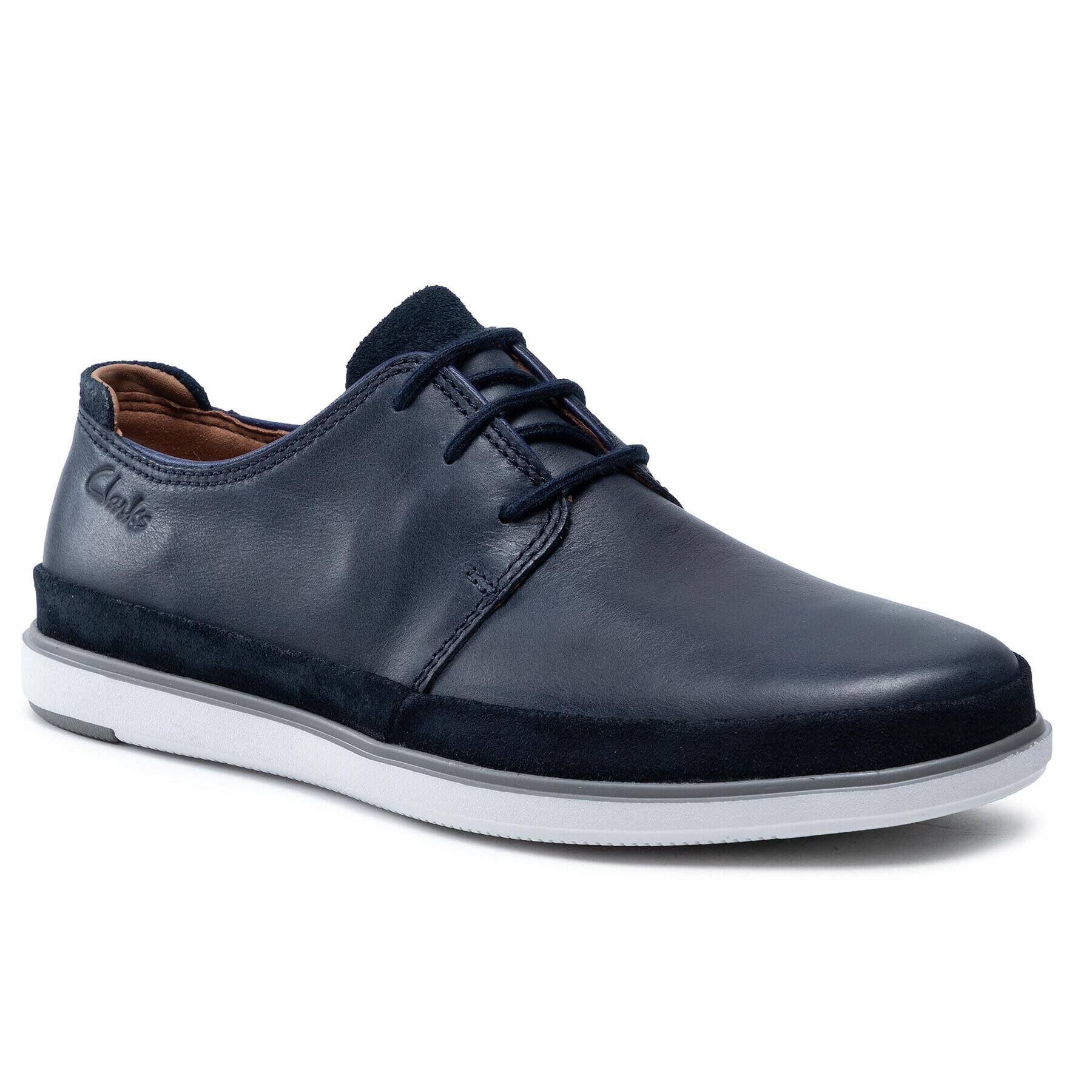 Clarks Обувки Bratton Lace 261596487 Тъмносин - Pepit.bg