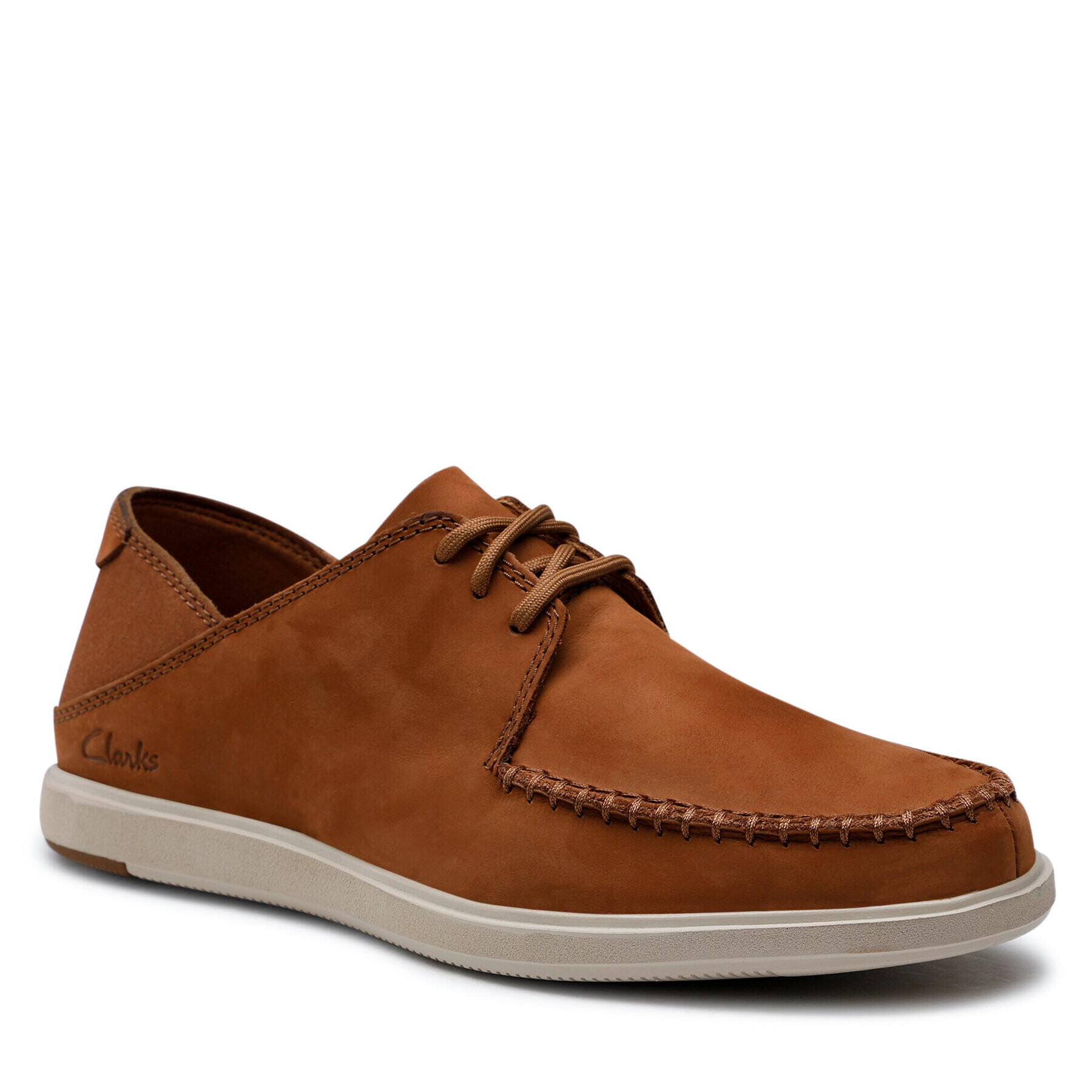 Clarks Обувки Bratton Tie 261659807 Кафяв - Pepit.bg