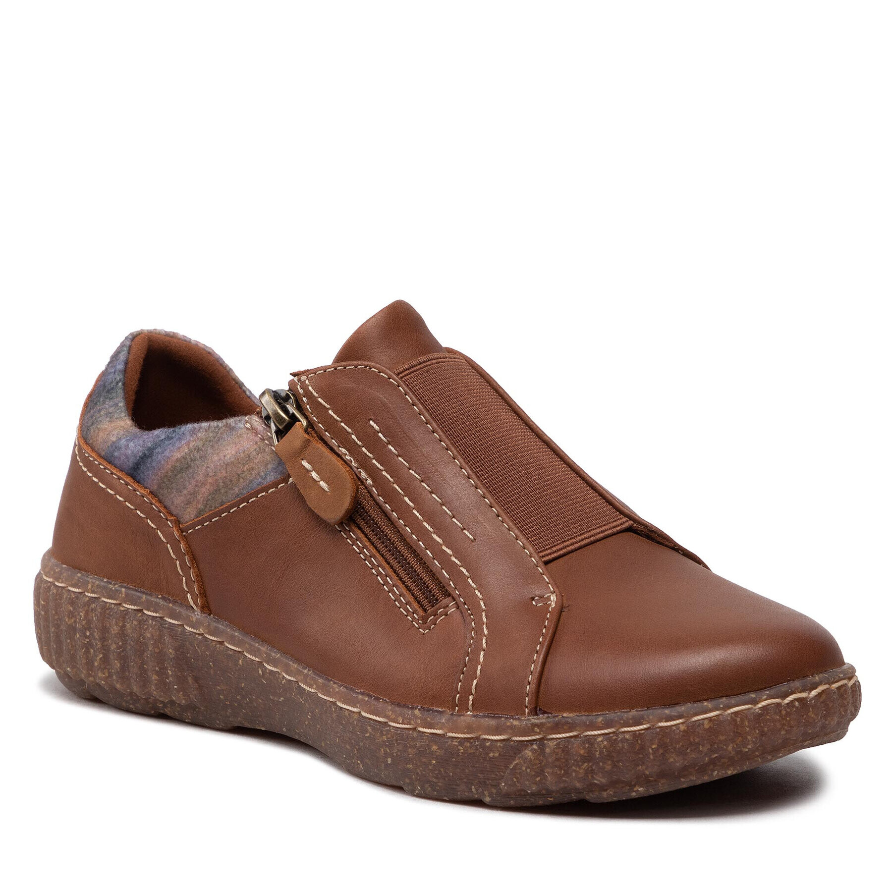 Clarks Обувки Caroline Cove 261673514 Кафяв - Pepit.bg