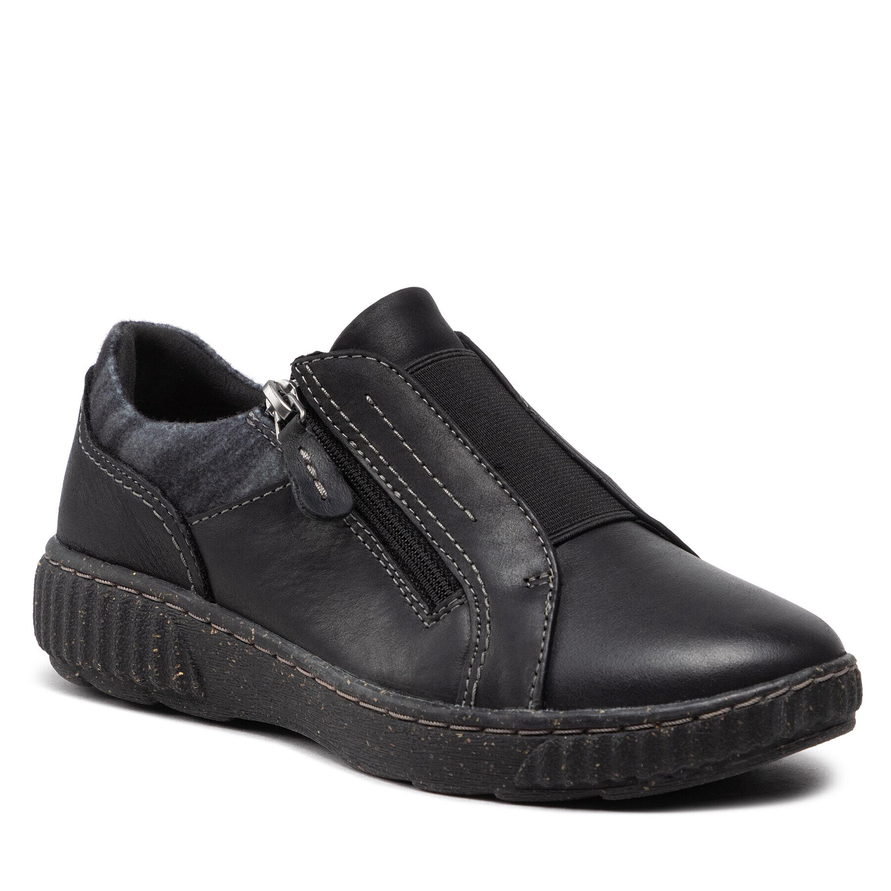 Clarks Обувки Caroline Cove 261676994 Черен - Pepit.bg