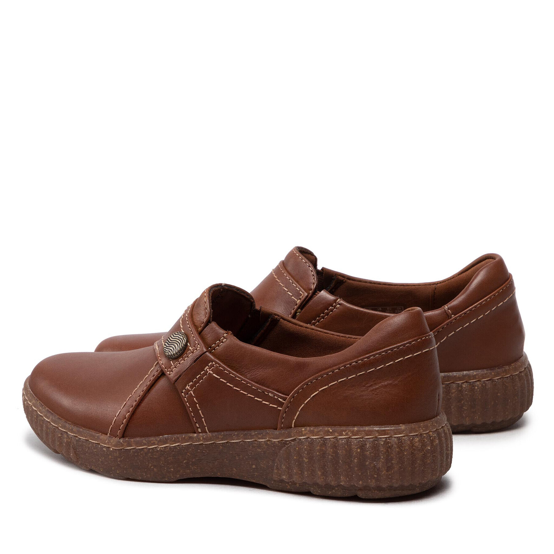 Clarks Обувки Caroline Pearl 261675104 Кафяв - Pepit.bg