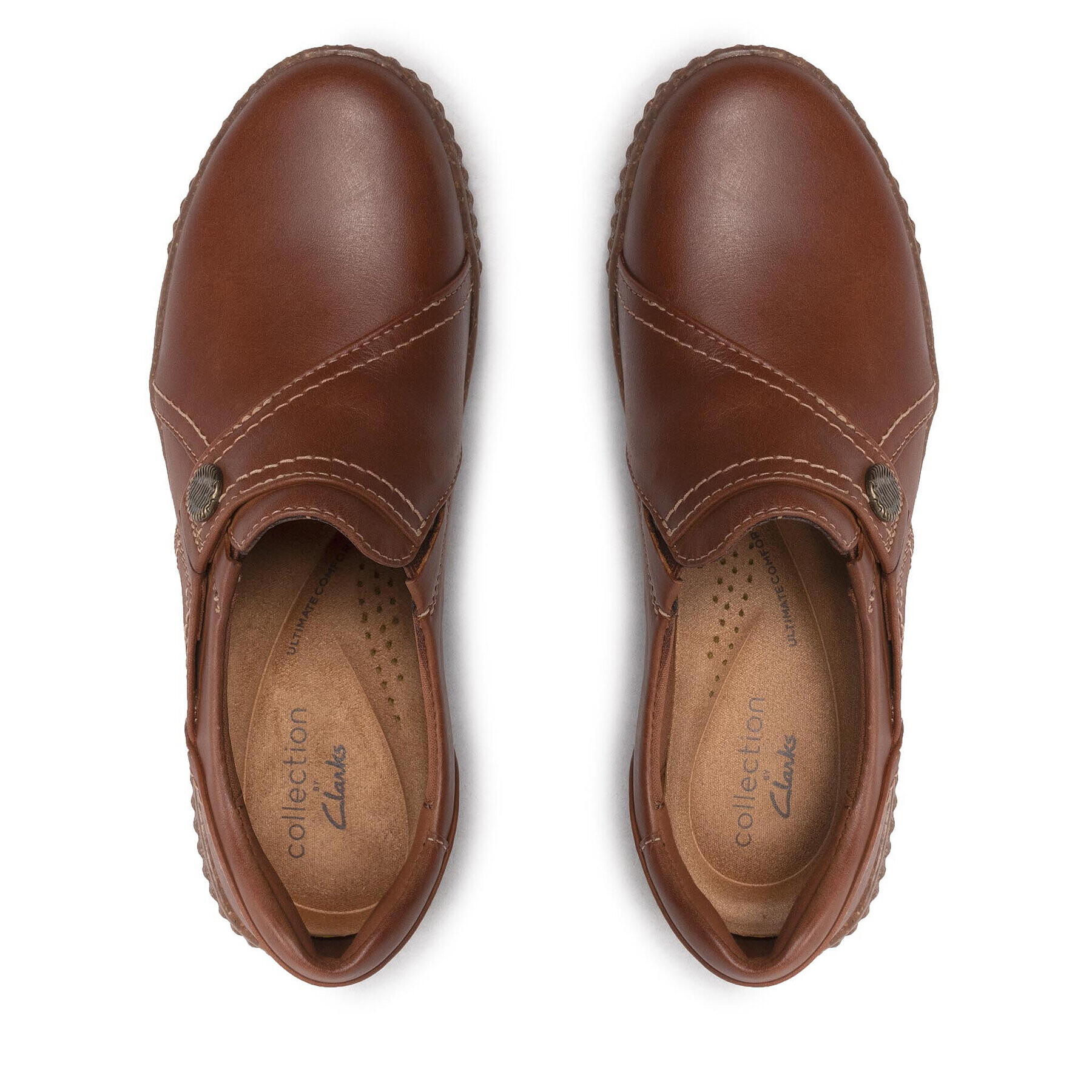 Clarks Обувки Caroline Pearl 261675104 Кафяв - Pepit.bg