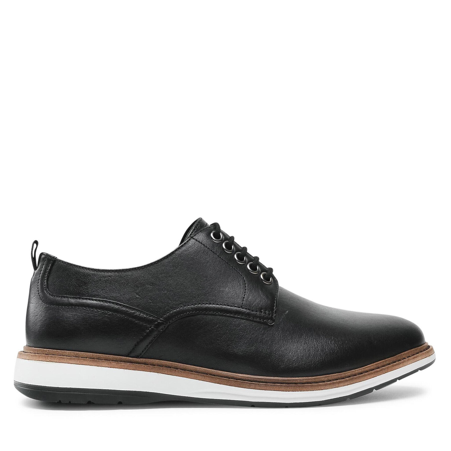 Clarks Обувки Chantry Walk 261550717 Черен - Pepit.bg