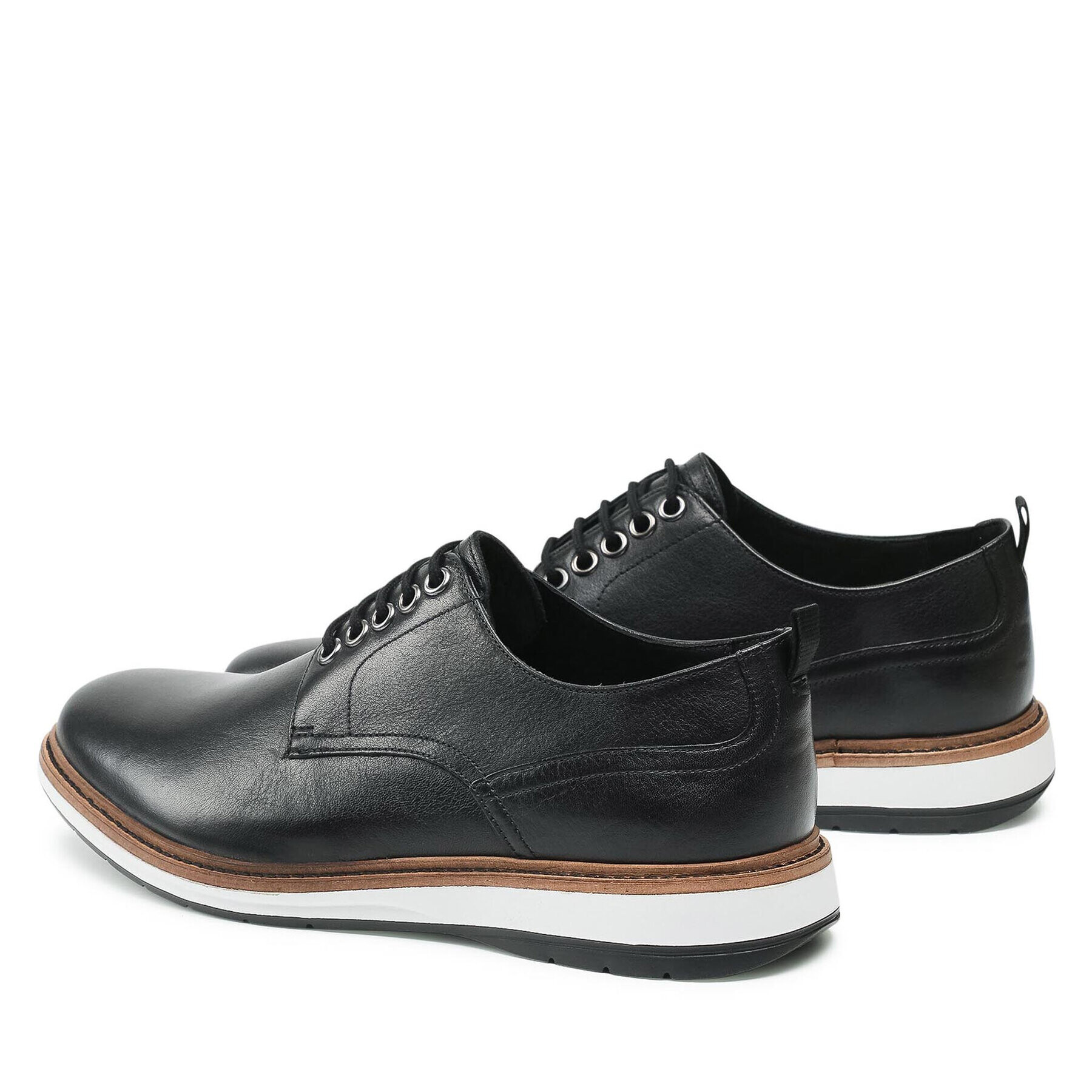 Clarks Обувки Chantry Walk 261550717 Черен - Pepit.bg