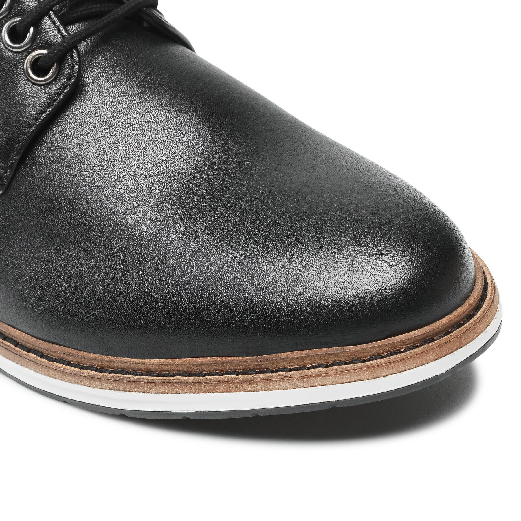 Clarks Обувки Chantry Walk 261550717 Черен - Pepit.bg