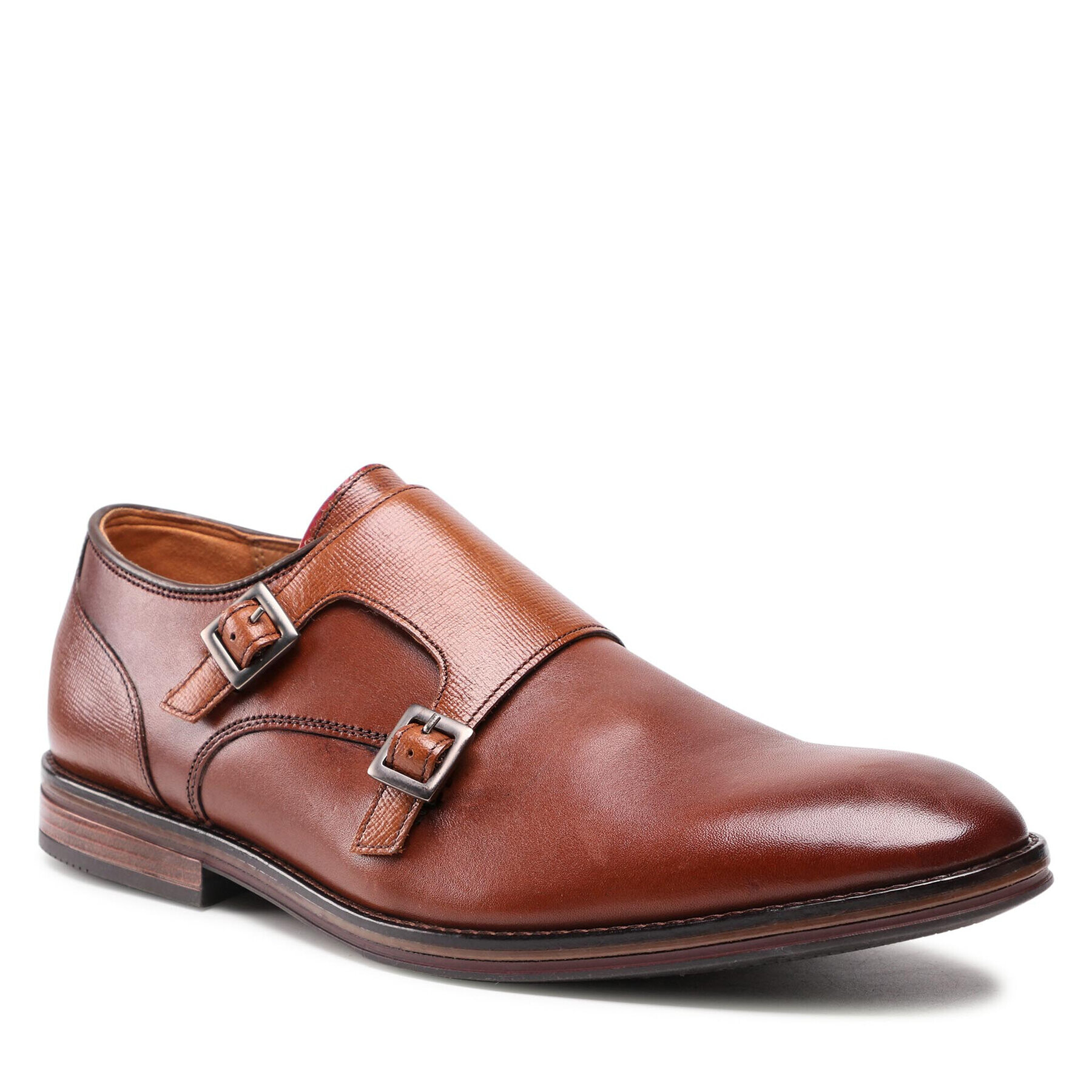 Clarks Обувки Citistride Monk 261551617 Кафяв - Pepit.bg