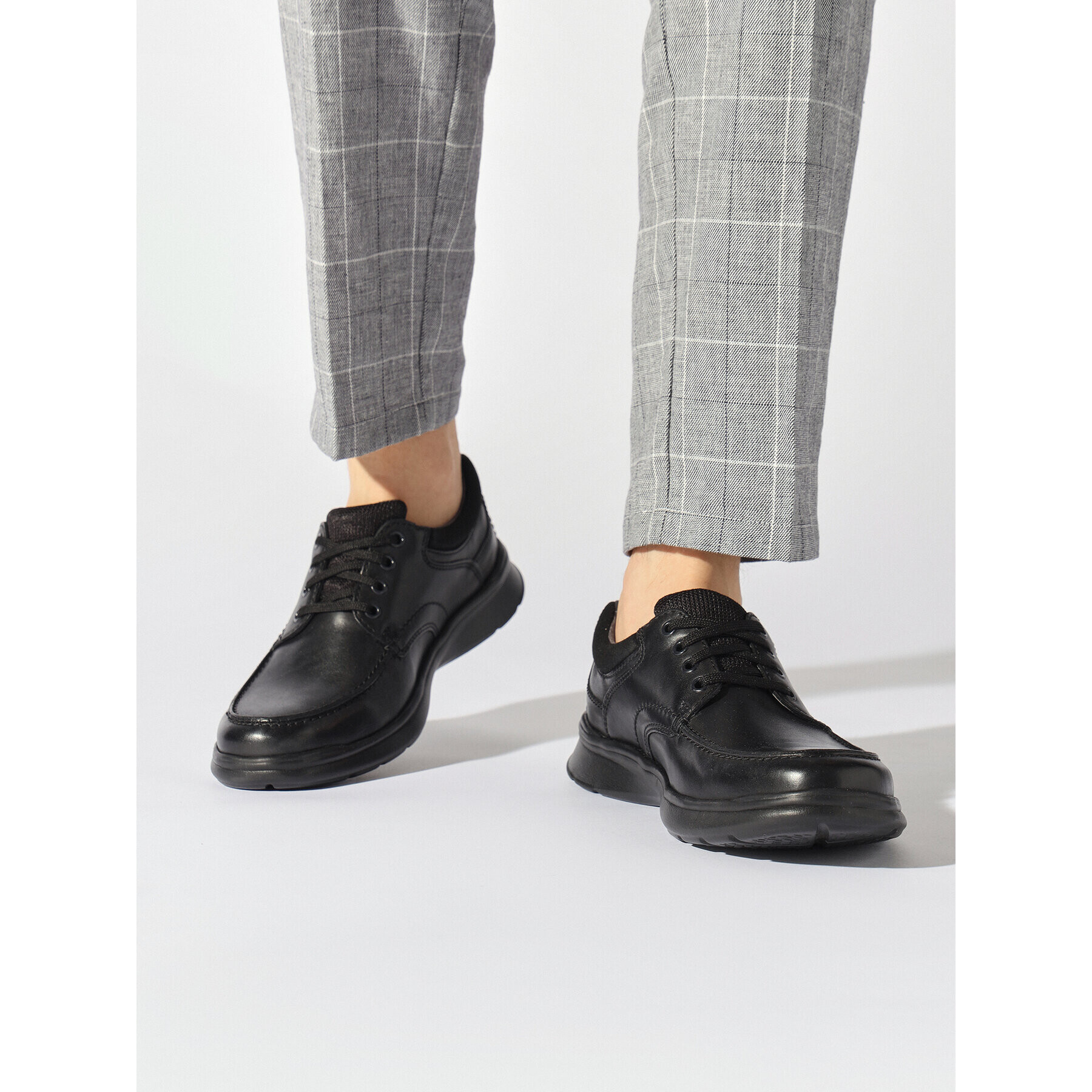 Clarks Обувки Cotrell Edge 261373857 Черен - Pepit.bg