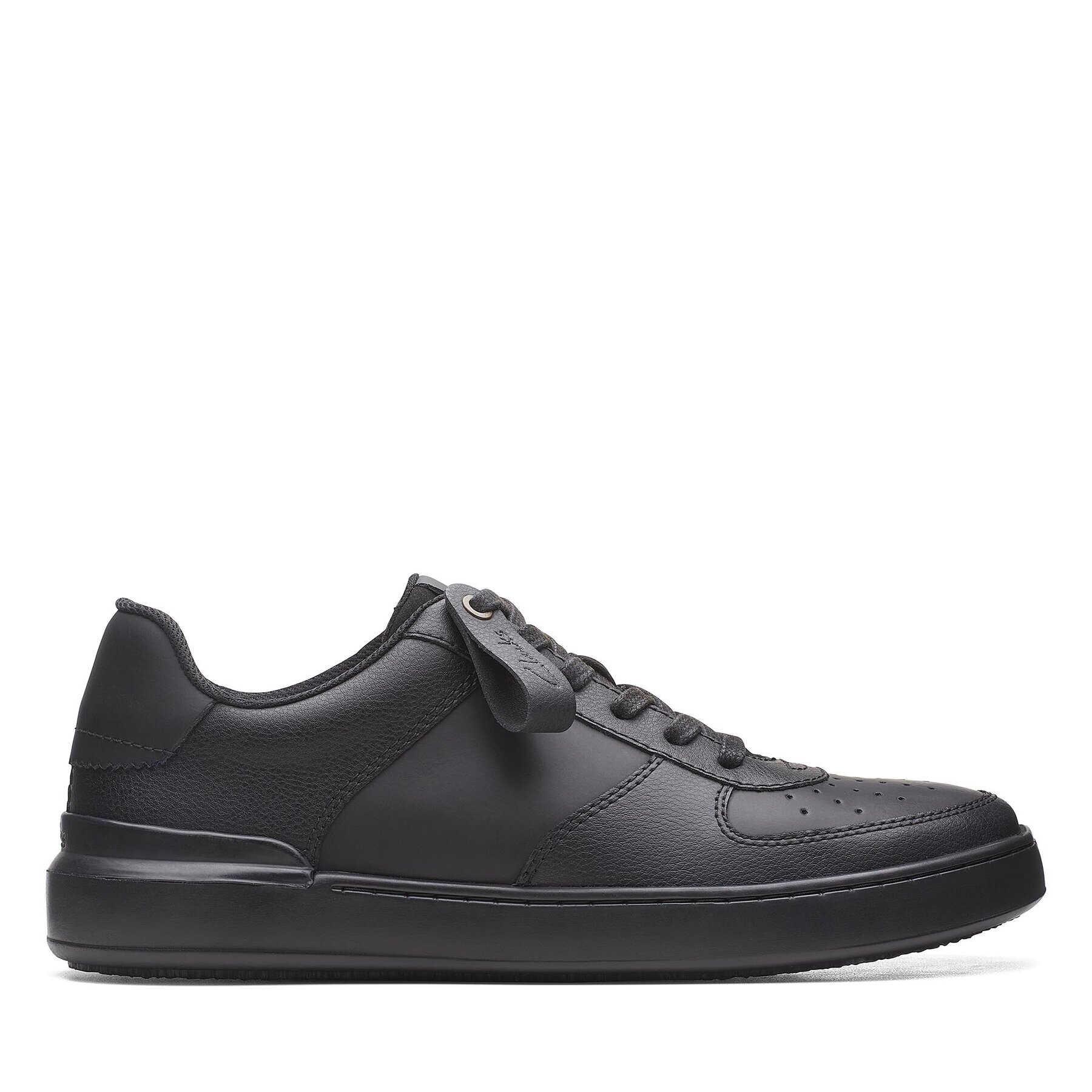 Clarks Обувки CourtLite Tie 26167367 Черен - Pepit.bg
